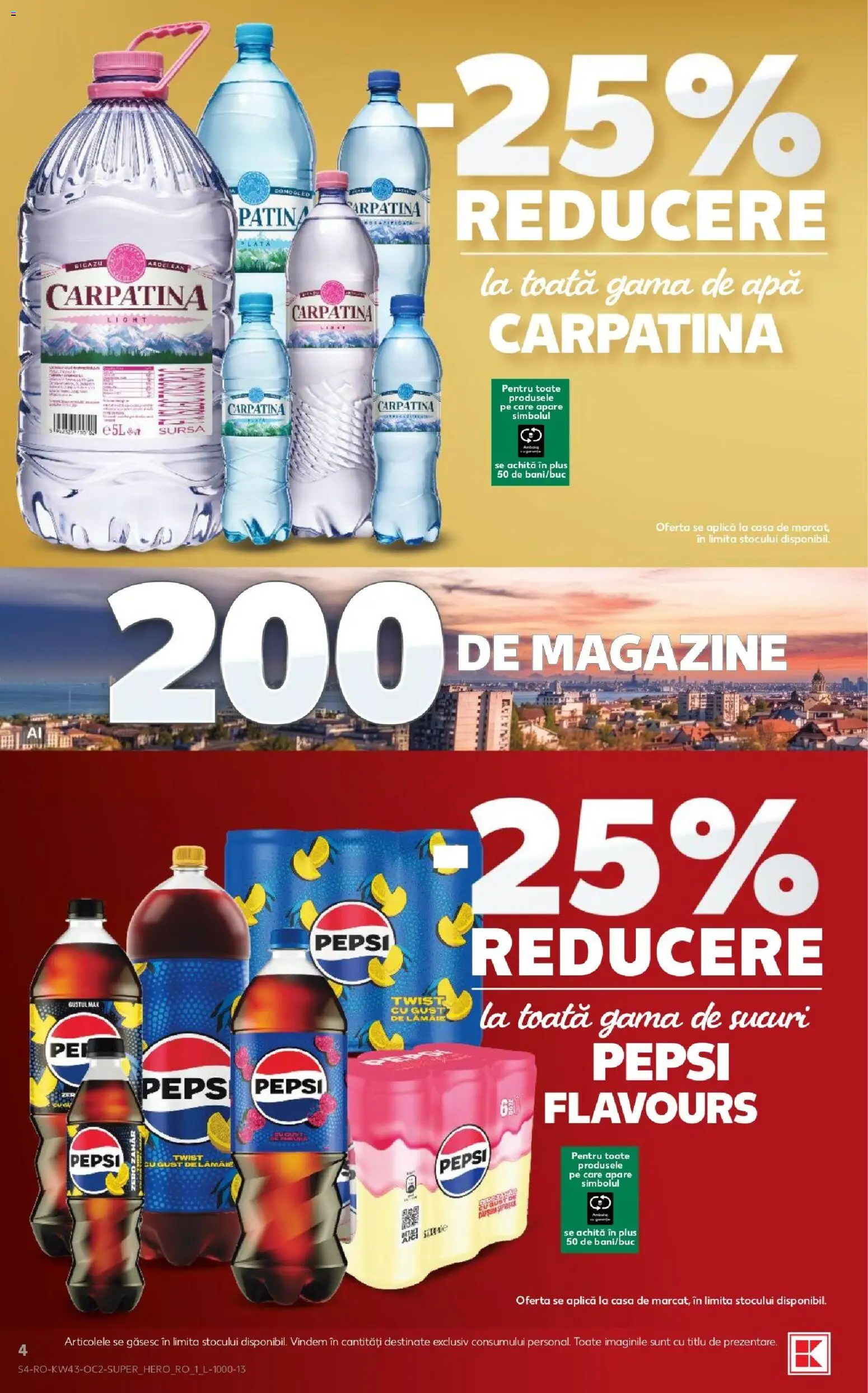 Kaufland RO akciós ujság - amely érvényes a következő dátumtól: 2026.10.21. | Oldal: 4