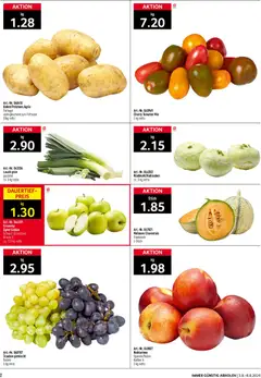 Prodega aktionen ab 03.08.2026 gültig | Seite: 2 | Produkte: Nektarinen, Äpfel, Tomaten