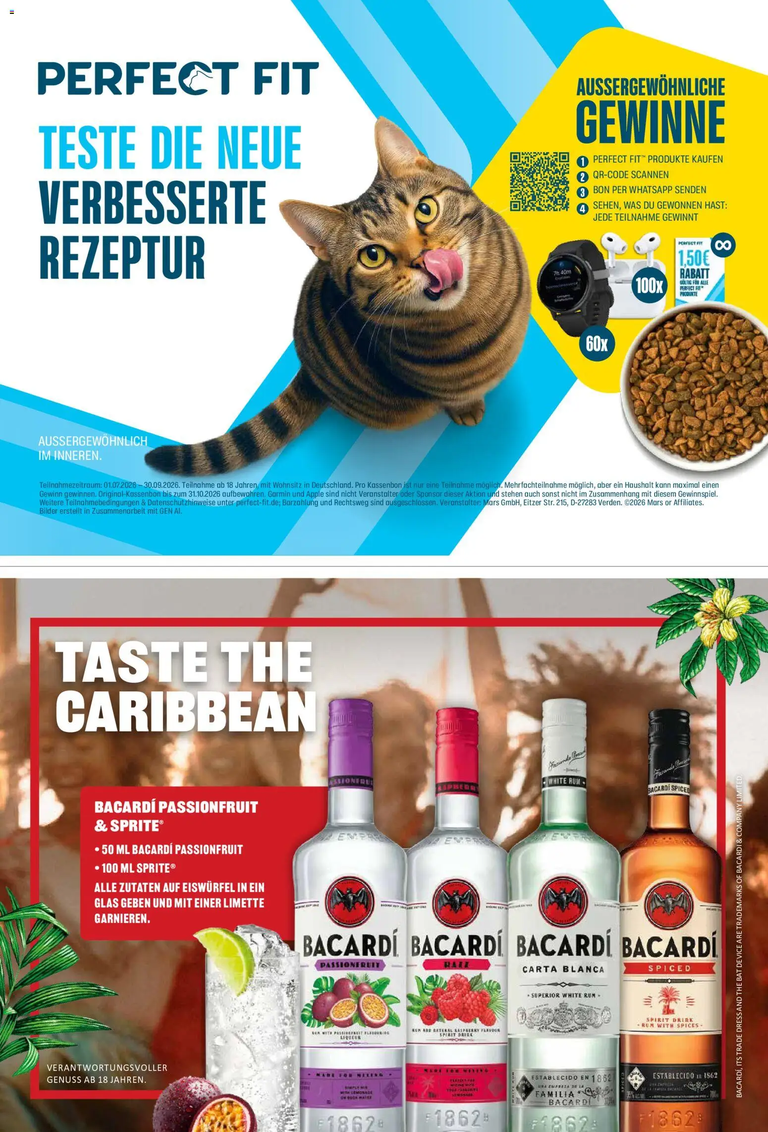 Famila Nordwest myTime September 2026 – gültig ab 01.09.2026 | Seite: 75 | Produkte: Bacardi, Rum, Apple, Limette