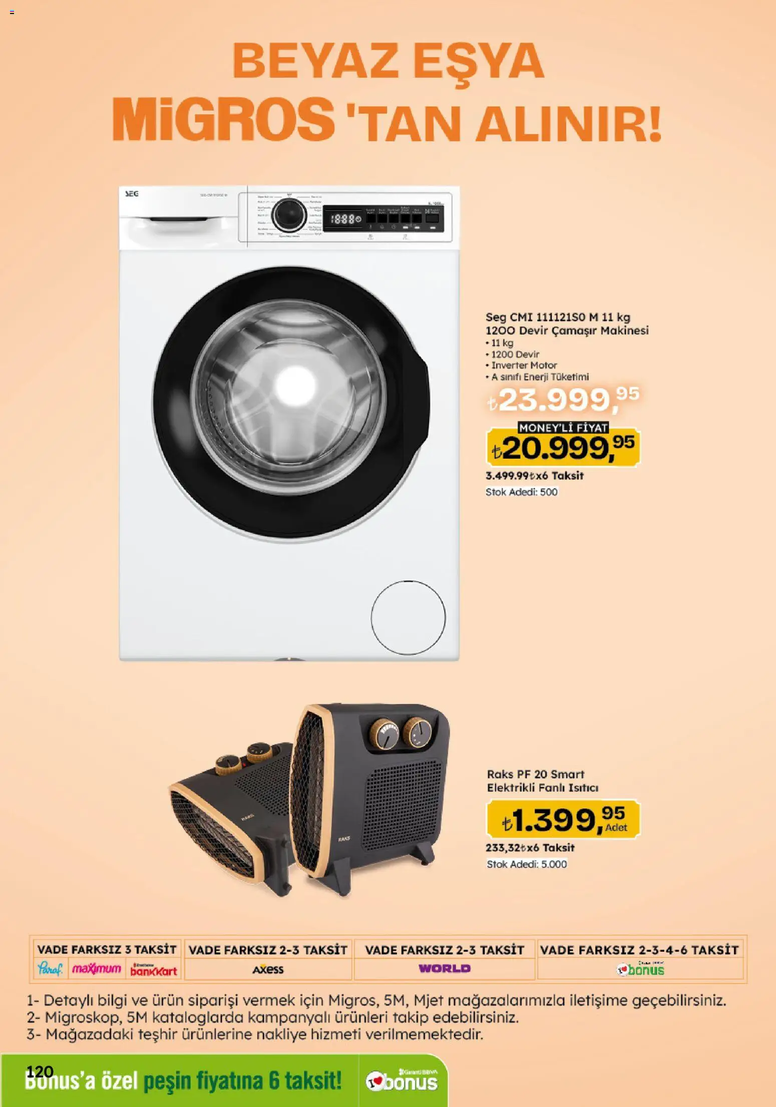 Migros Katalog - Migroskop - 22 Ekim 2026 tarihinden itibaren geçerlidir | Sayfa: 120