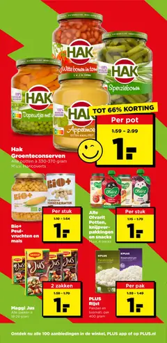 Bio+ Kikkererwten, Biologische kikkererwten - Voorbeeld van een folder van Plus, geldig van 07-10-2026 | Pagina: 18