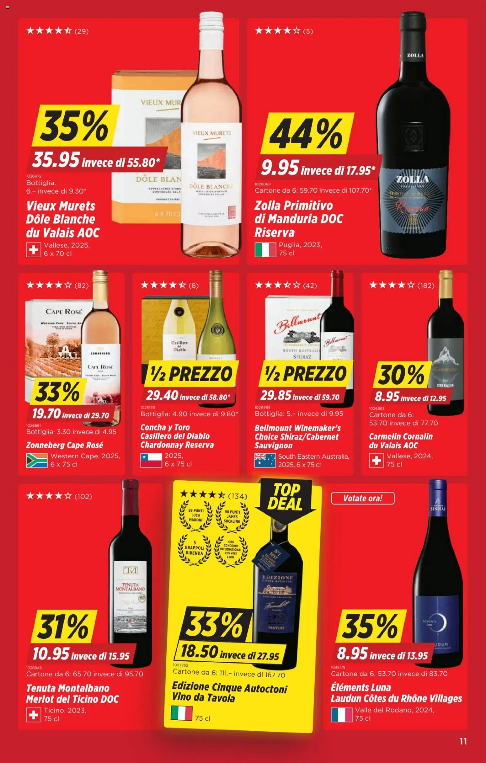 Denner aktionen IT – gültig ab 29.10.2026 | Seite: 11 | Produkte: Merlot