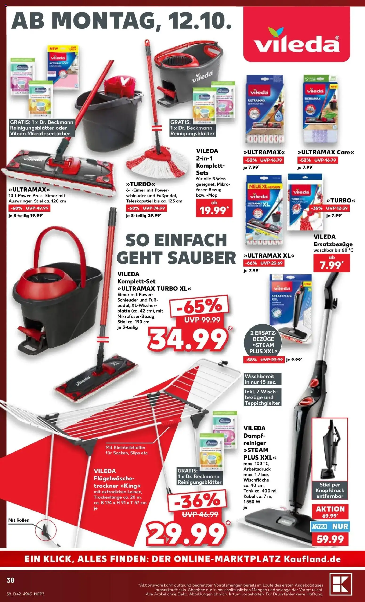 Prospekt Kaufland ab 12.10.2026 » Angebote Online zum Blättern | Seite: 42 | Produkte: Kabel, Trockner