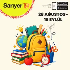 28 Ağustos 2026 tarihinden itibaren geçerli olan Sarıyer kataloğu önizlemesi