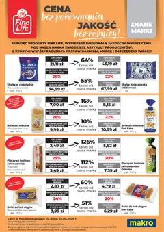 Pogląd oferty "Makro gazetka - Fine Life" - ważna od 01.02.2026 | Strona: 3 | Produkty: Wiórki kokosowe, Twaróg półtłusty, Ser, Ser twarogowy