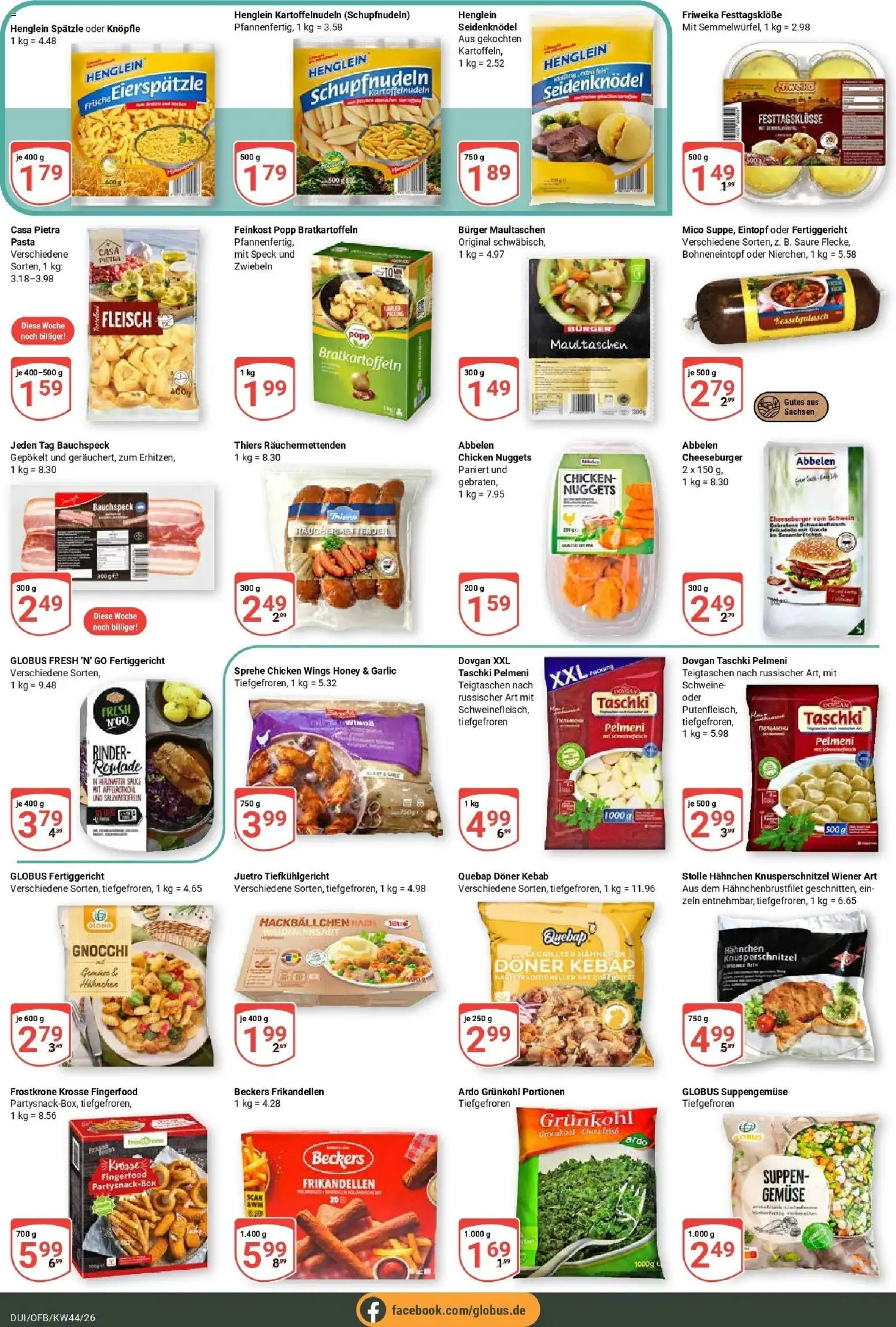 Globus Prospekt Duisburg (ab 26.10.2026) » Angebote online | Seite: 10 | Produkte: Gouda, Burger, Gemüse, Maultaschen