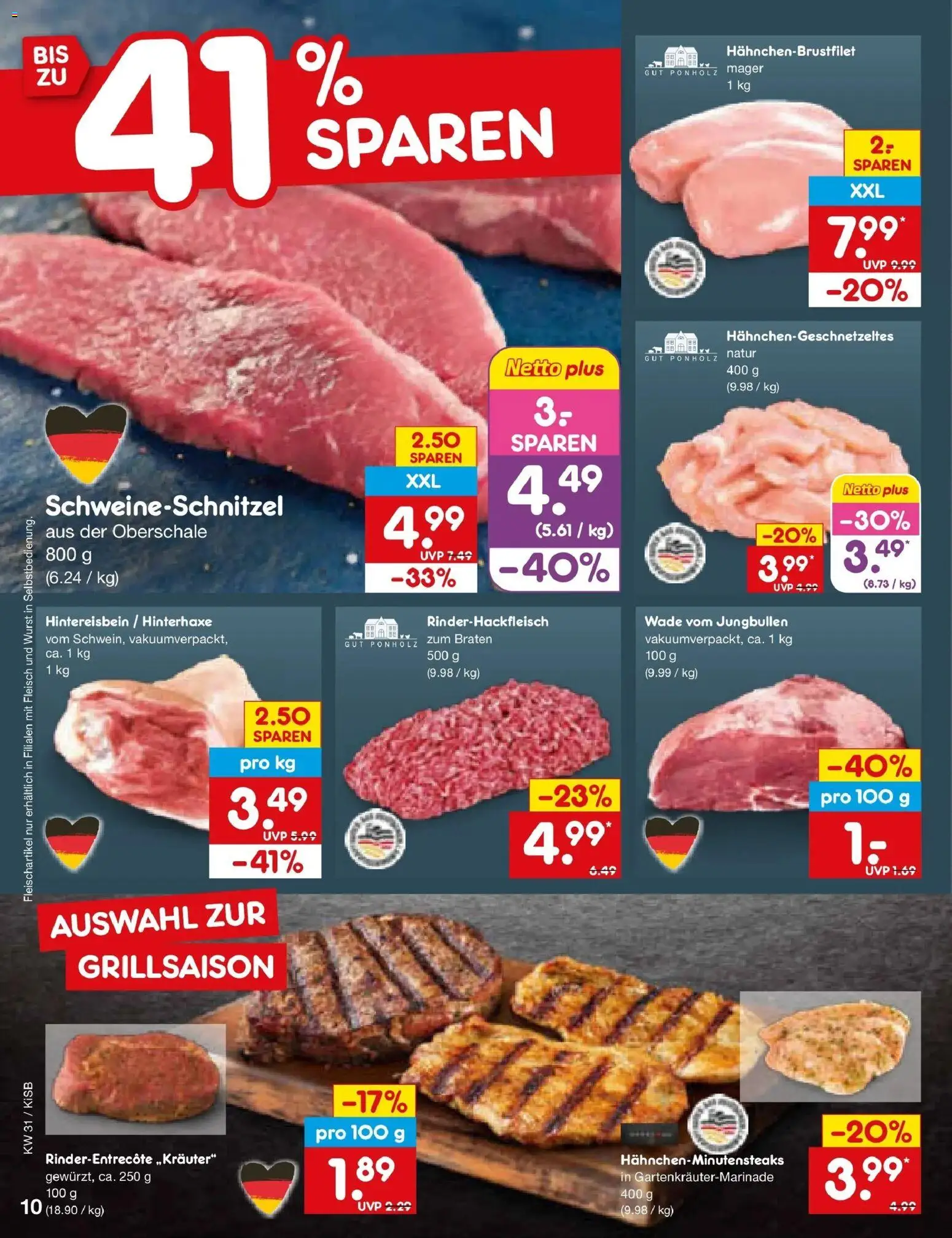 Netto Marken-Discount Prospekt Nürnberg – gültig ab 27.07.2026 | Seite: 16 | Produkte: Wurst, Fleisch