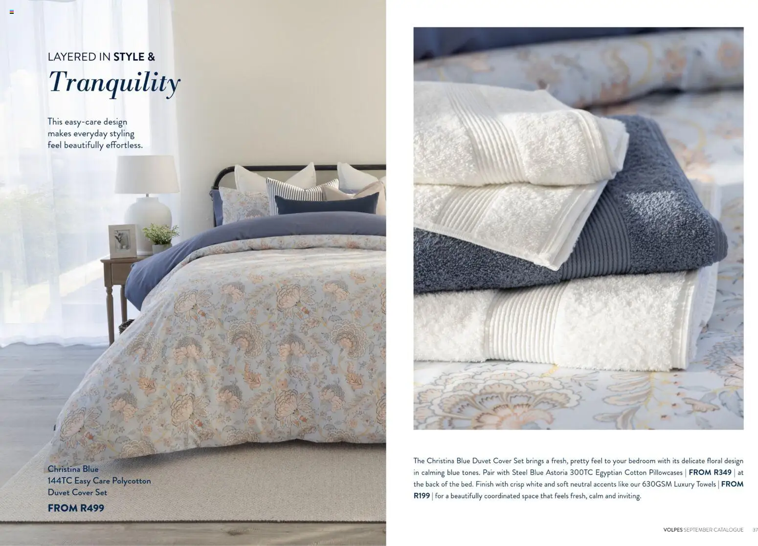 New Volpes catalogue – valid from 01/09/2026 | Page: 37 | Products: Cover, Towels, Duvet