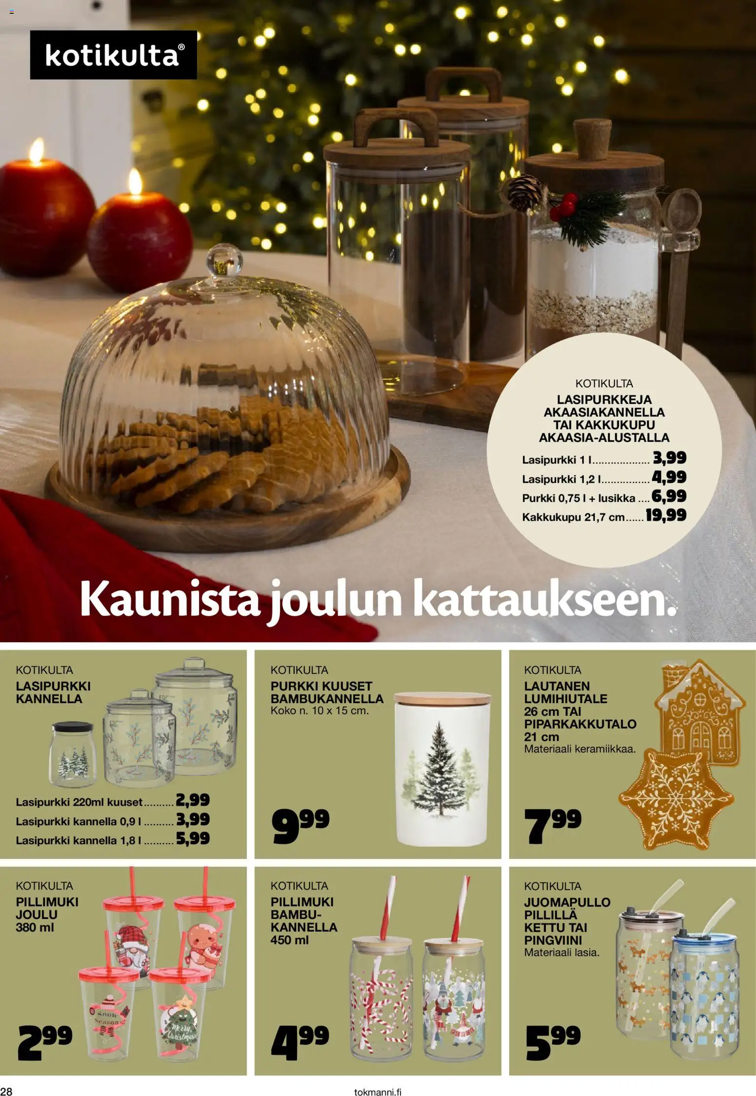 Tokmanni Joulukuvasto 2026 – voimassa 26/10/2026 alkaen | Sivu: 28