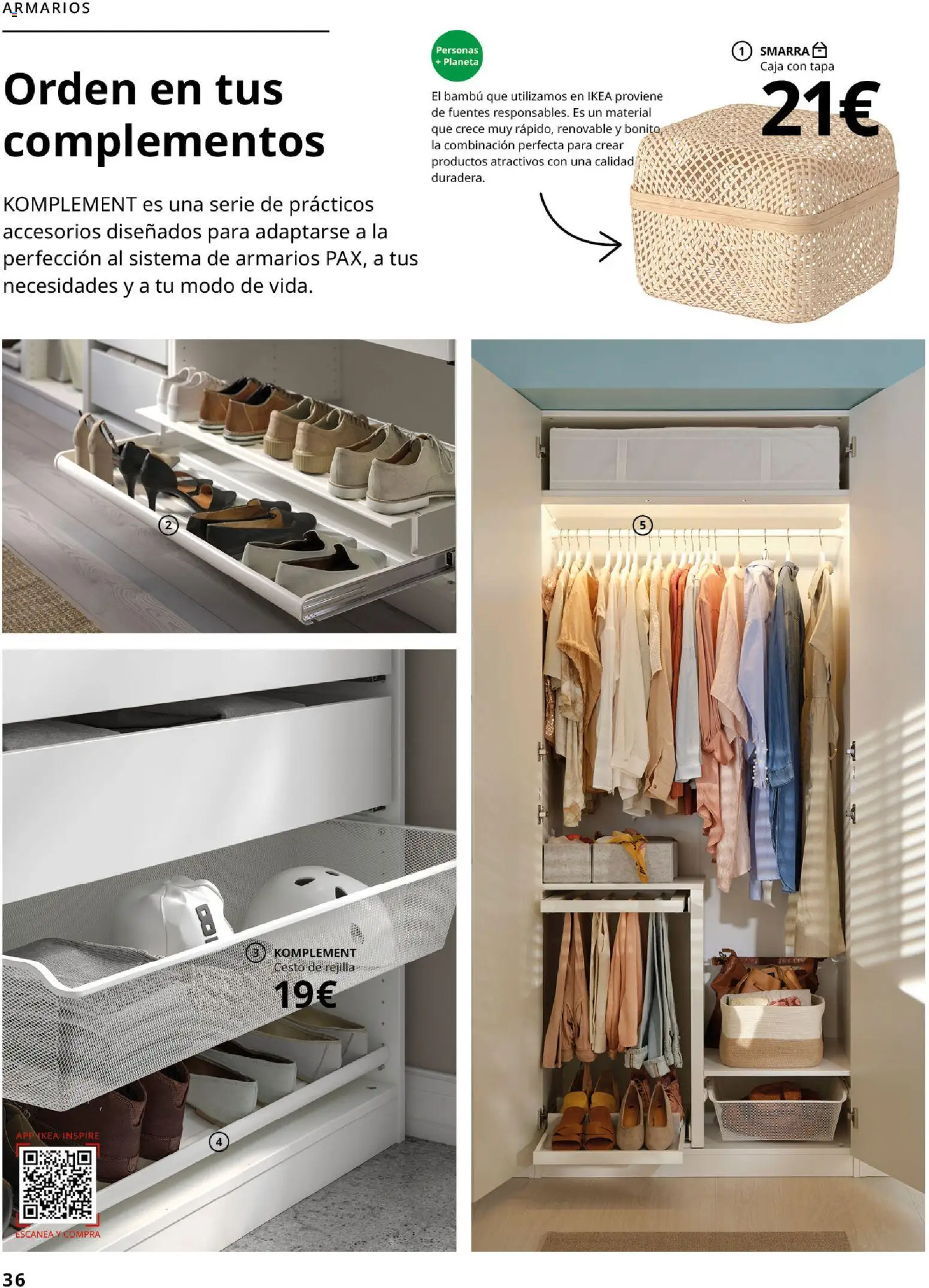 Catálogo IKEA Dormitorios │ válido desde el 01/02/2026 | Página: 36 | Productos: Caja