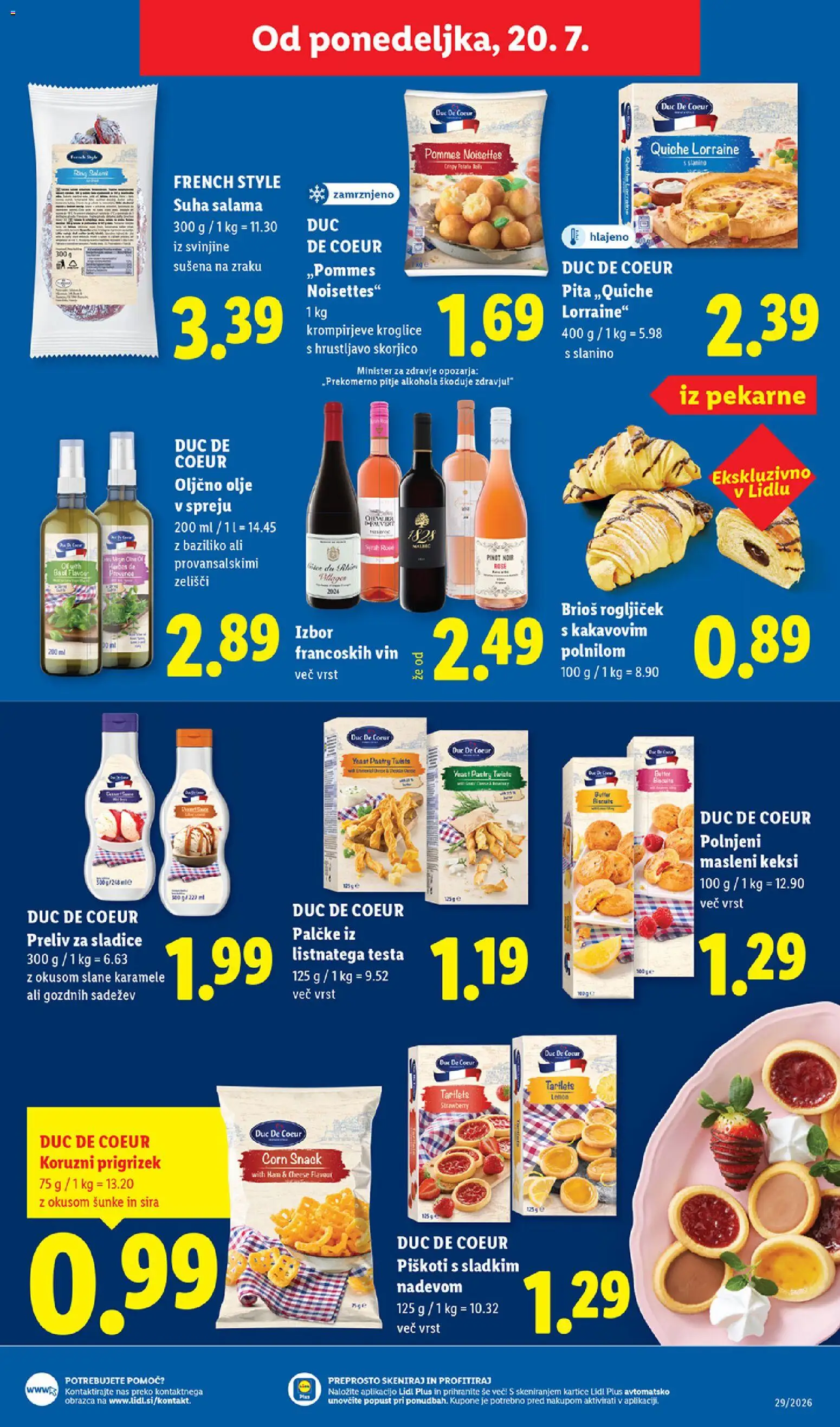 Novi Lidl katalog ponudbe – veljaven od 16.07.2026 | Stran: 53 | Izdelki: Keksi, Olive, Olje, Piskoti