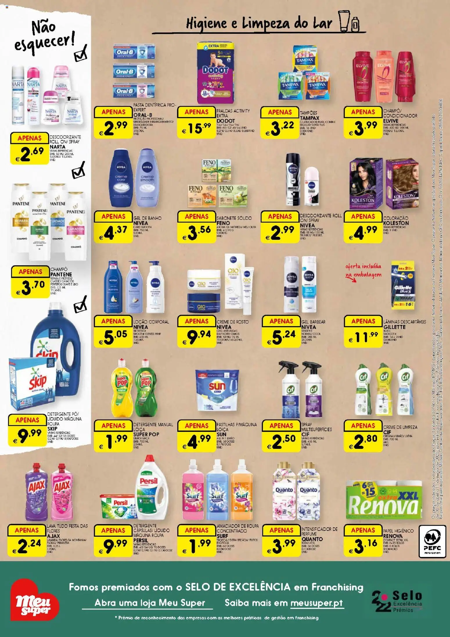 Meu Super folheto │ válido de 30.04.2026 | Página: 8 | Produtos: Fraldas, Condicionador, Maça, Creme