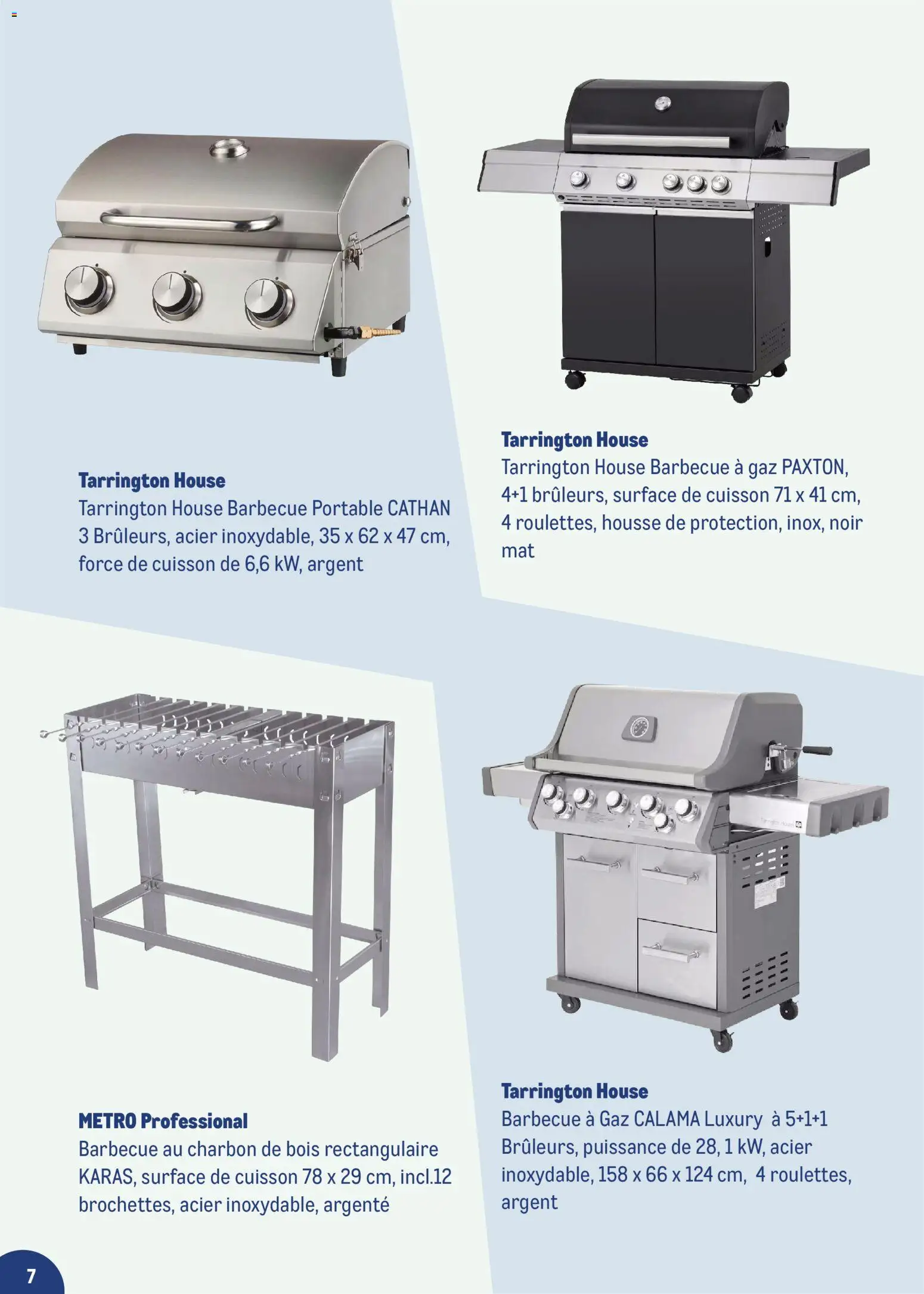 {H1} | Page: 7 | Produits: Charbon De Bois, Barbecue a gaz, Barbecue, Portable