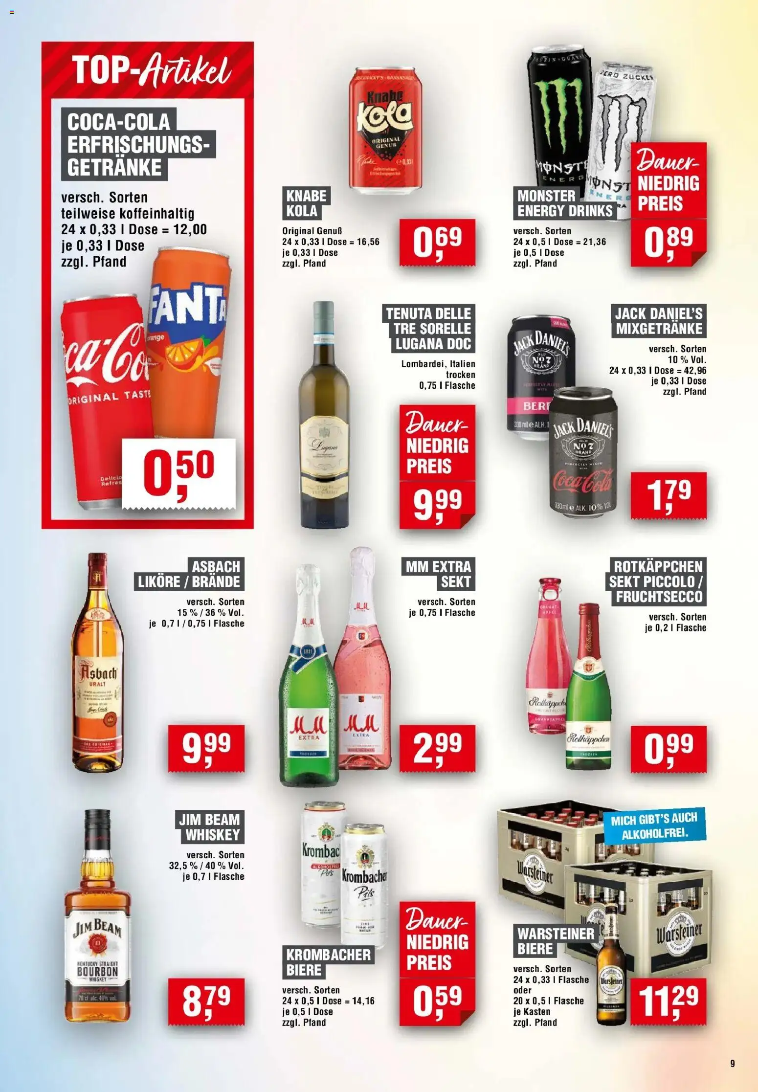 Edeka Prospekt Naumburg (Saale) (ab 13.08.2026) » Angebote Online | Seite: 9 | Produkte: Fanta, Energy, Pils, Asbach