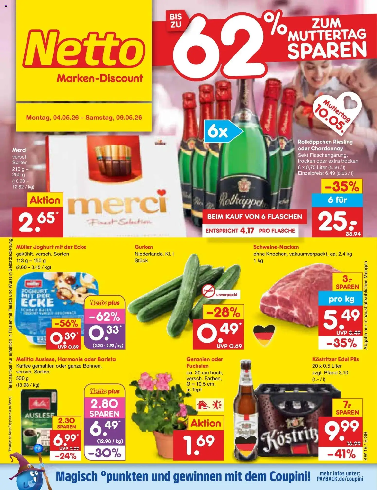 Netto Marken-Discount Prospekt Nordhausen	 – gültig ab 04.05.2026 | Seite: 1