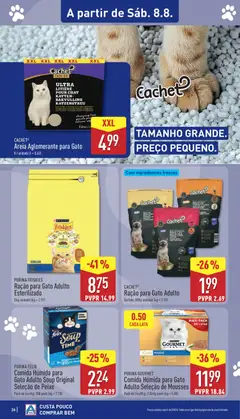 Pré-visualização PURINA FELIX, Comida Húmida para Gato Adulto Soup Original Seleção de Peixe, Comida Húmida para Gato Adulto Soup Original Seleção de Peixe válido de 03/08/2026 | Página: 26 | Produtos: Vitela, Frango, Arroz, Peixe