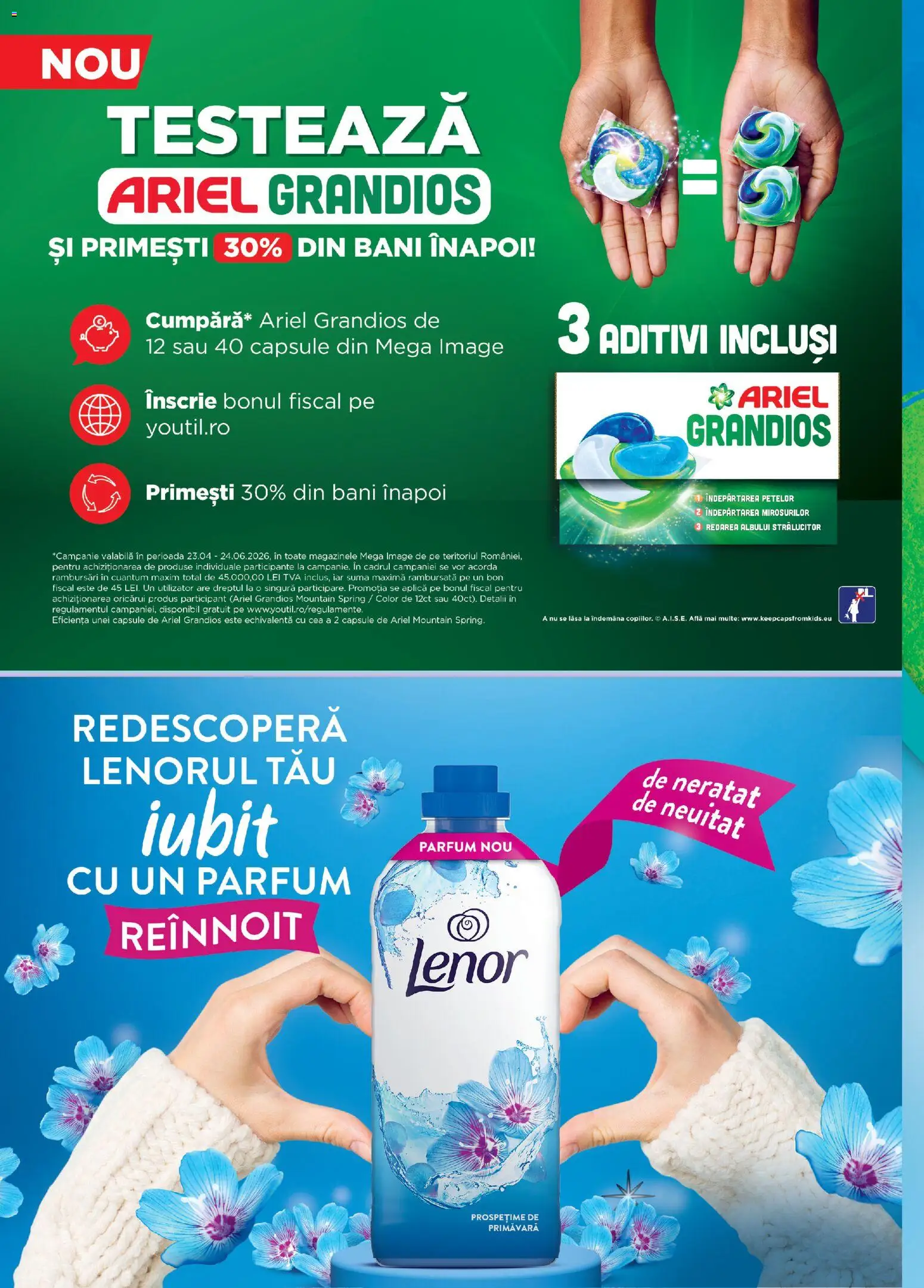Noul catalog Mega Image – valabil de la 28.05.2026 | Pagină: 46 | Produse: Parfum, Îndepărtarea petelor