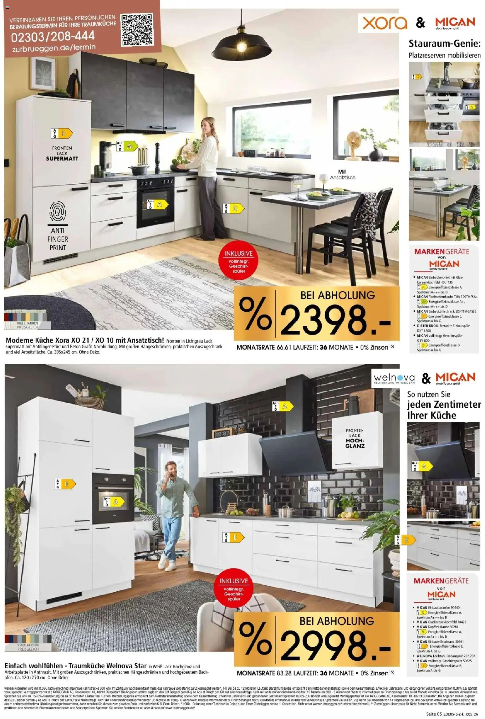 Zurbrüggen Küchen für ihr Zuhause – gültig ab 23.05.2026 | Seite: 5 | Produkte: Geschirrspüler, Käse, Küche