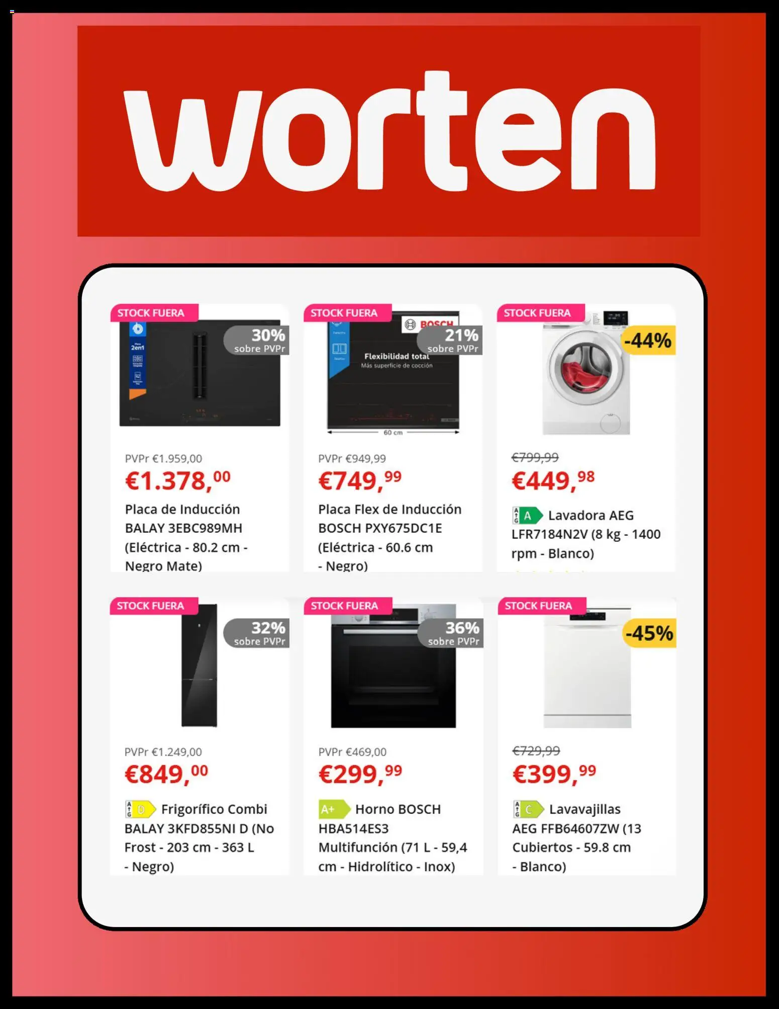 Worten folleto │ válido desde el 30/06/2026 | Página: 6 | Productos: Lavadora, Horno, Lavavajillas, Combi