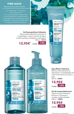 Pré-visualização Yves Rocher Catalogo 13 válido de 21/10/2026 | Página: 32 | Produtos: Agua, Água micelar, Maquilhagem, Gel de limpeza