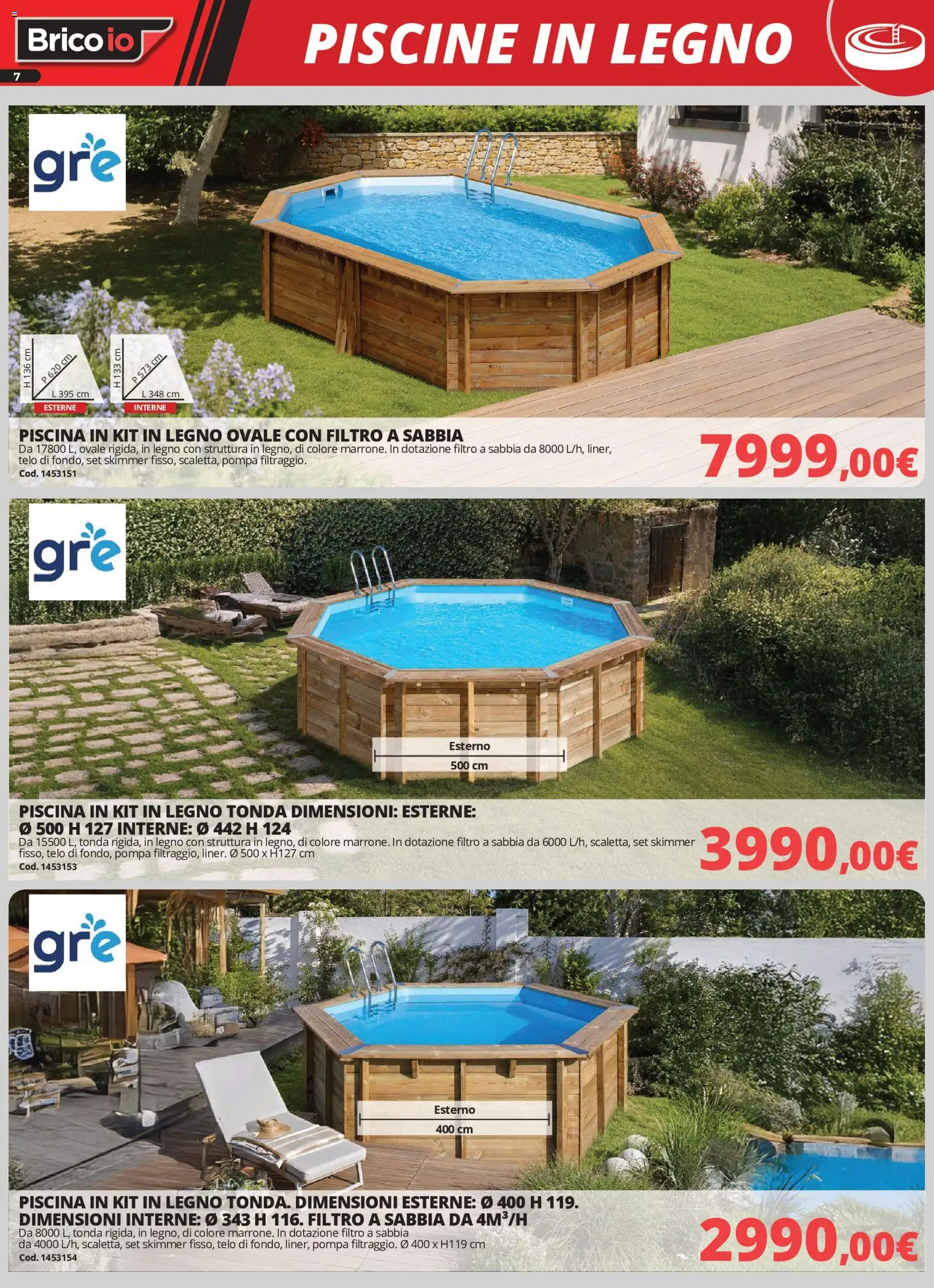 Volantino Brico io del 18/06/2026 | Pagina: 7 | Prodotti: Piscina