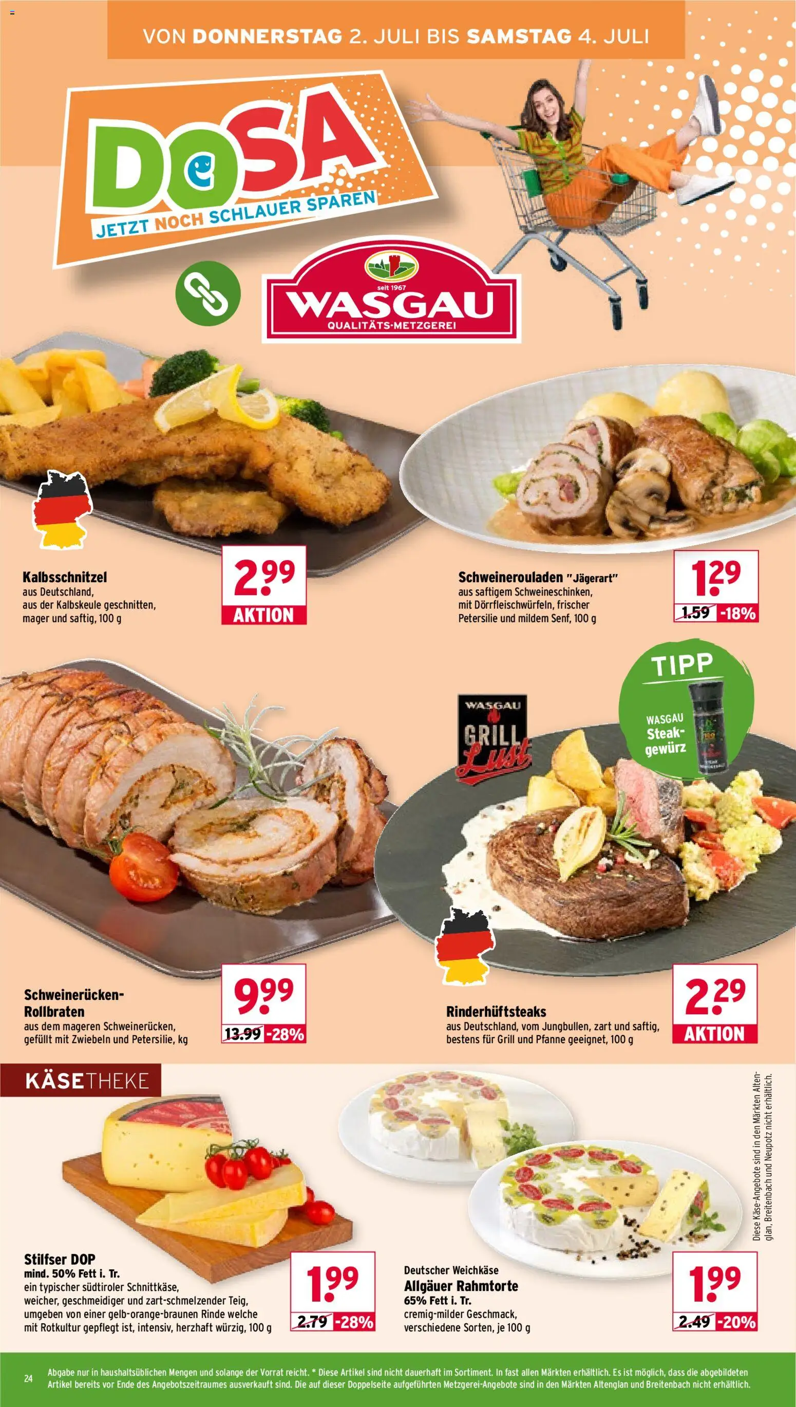 Wasgau Prospekt | 29.06.2026 | Wie erhält man einen begrenzten Rabatt? | Deutschland