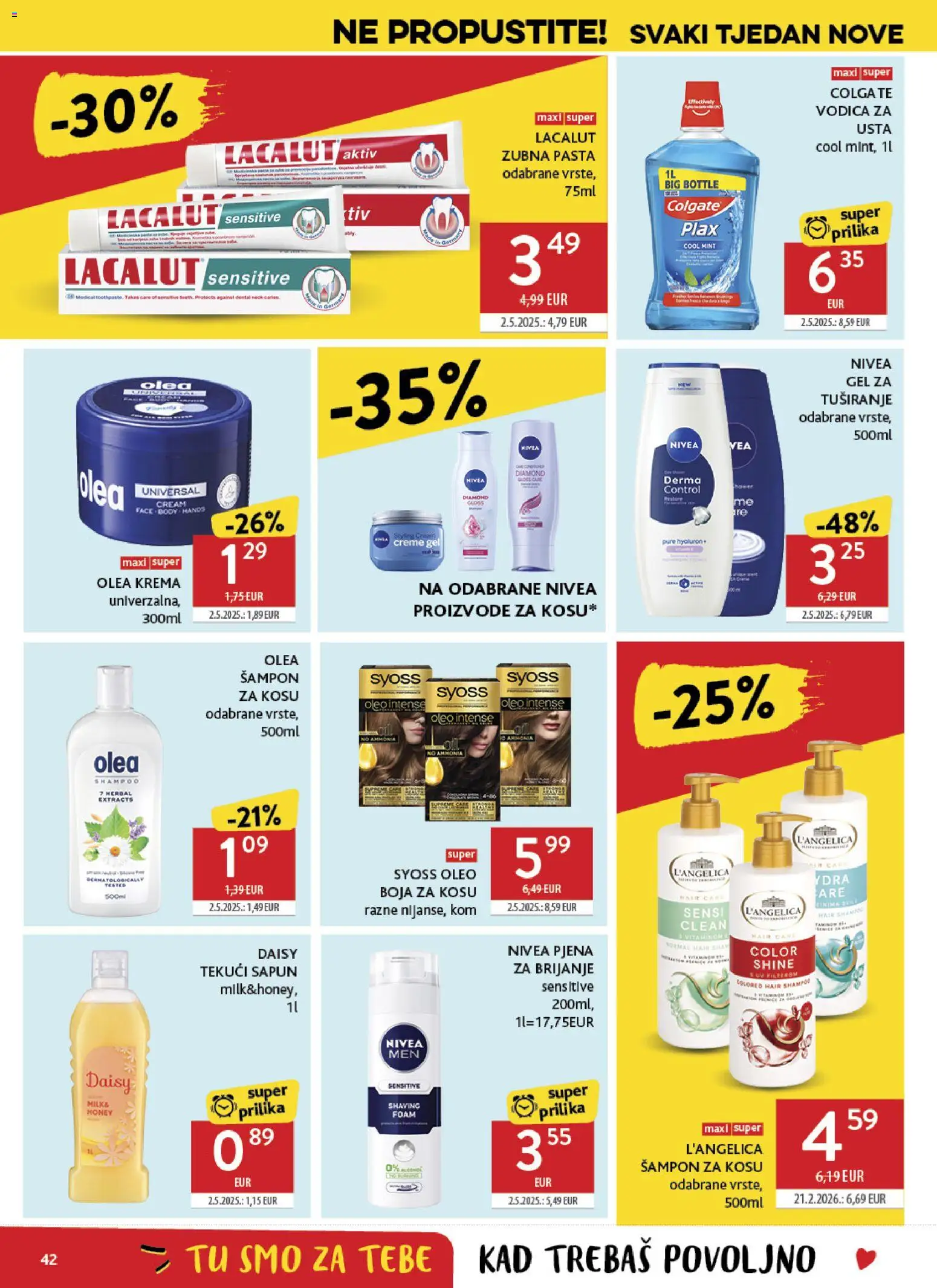 Konzum HR akciós ujság - amely érvényes a következő dátumtól: 13.05.2026 | Oldal: 42 | Termékek: Sampon