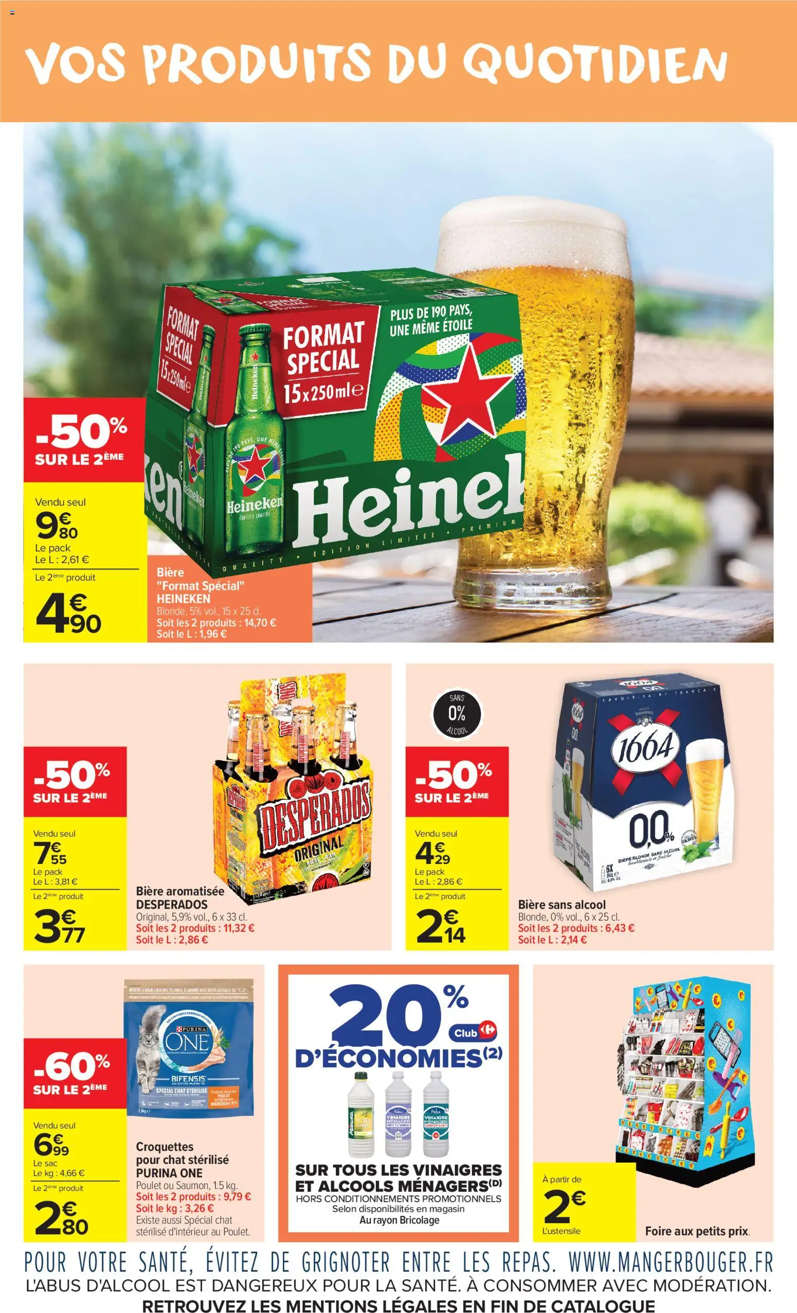 {H1} | Page: 12 | Produits: Alcools, Vinaigre, Bière, Heineken