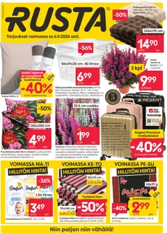 Rusta-mainoslehti voimassa 31/08/2026 alkaen
