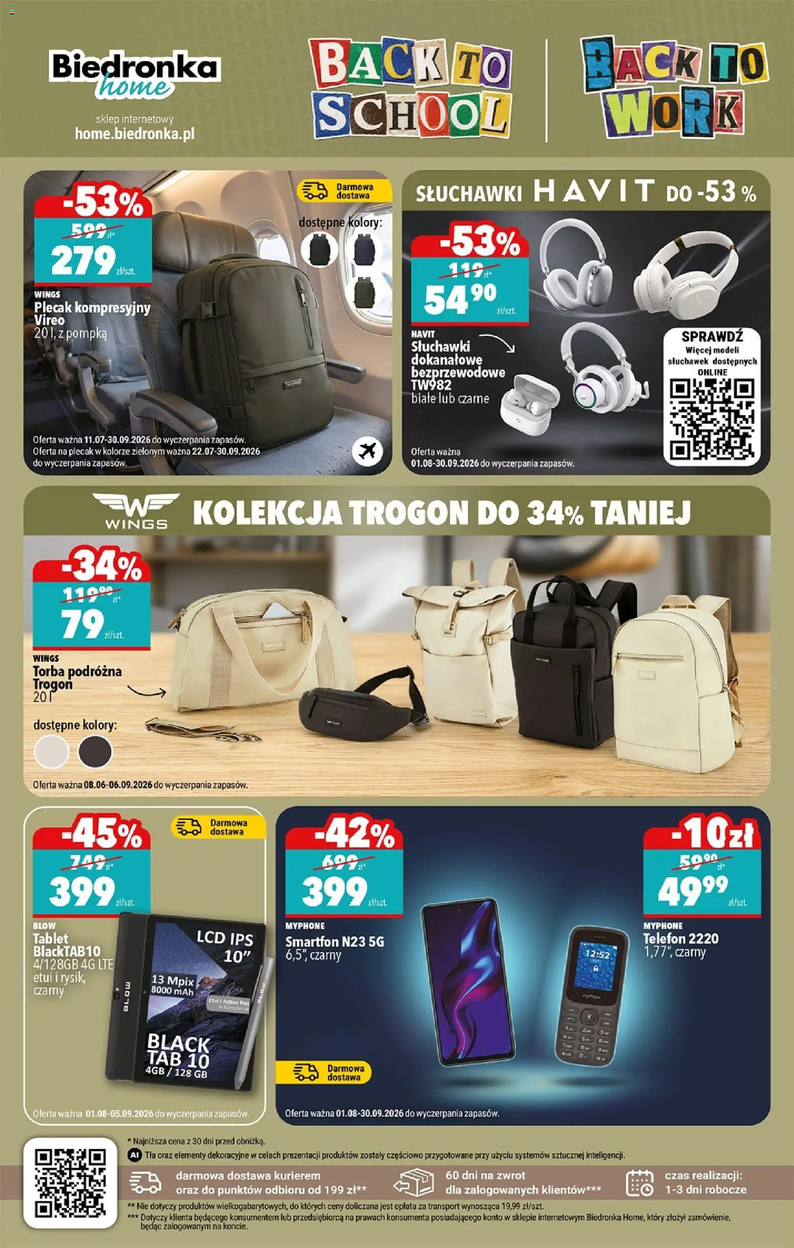 Biedronka Polsko leták - Hity i inspiracje od 20.08.2026 | Strana: 42 | Produkty: Telefon, Tablet