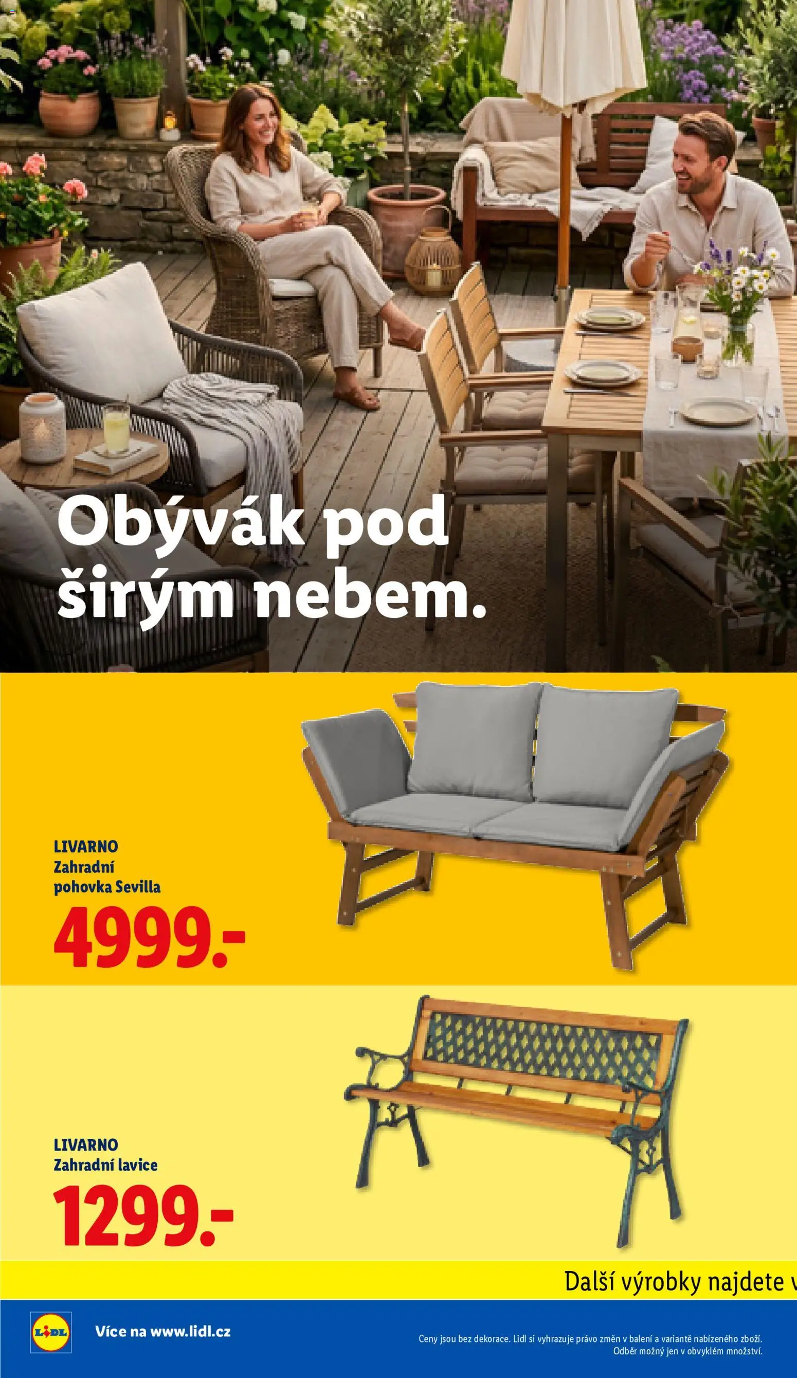 Lidl leták - Vše pro skvělé grilování od 05.05.2026 | Strana: 38 | Produkty: Zahradní lavice, Pohovka, Lavice