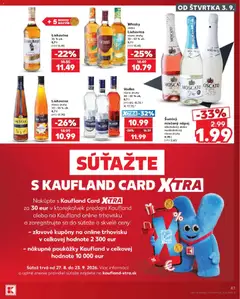 Kaufland SK akciós újság - amely érvényes a következő dátumtól: 2026.09.03. | Oldal: 47