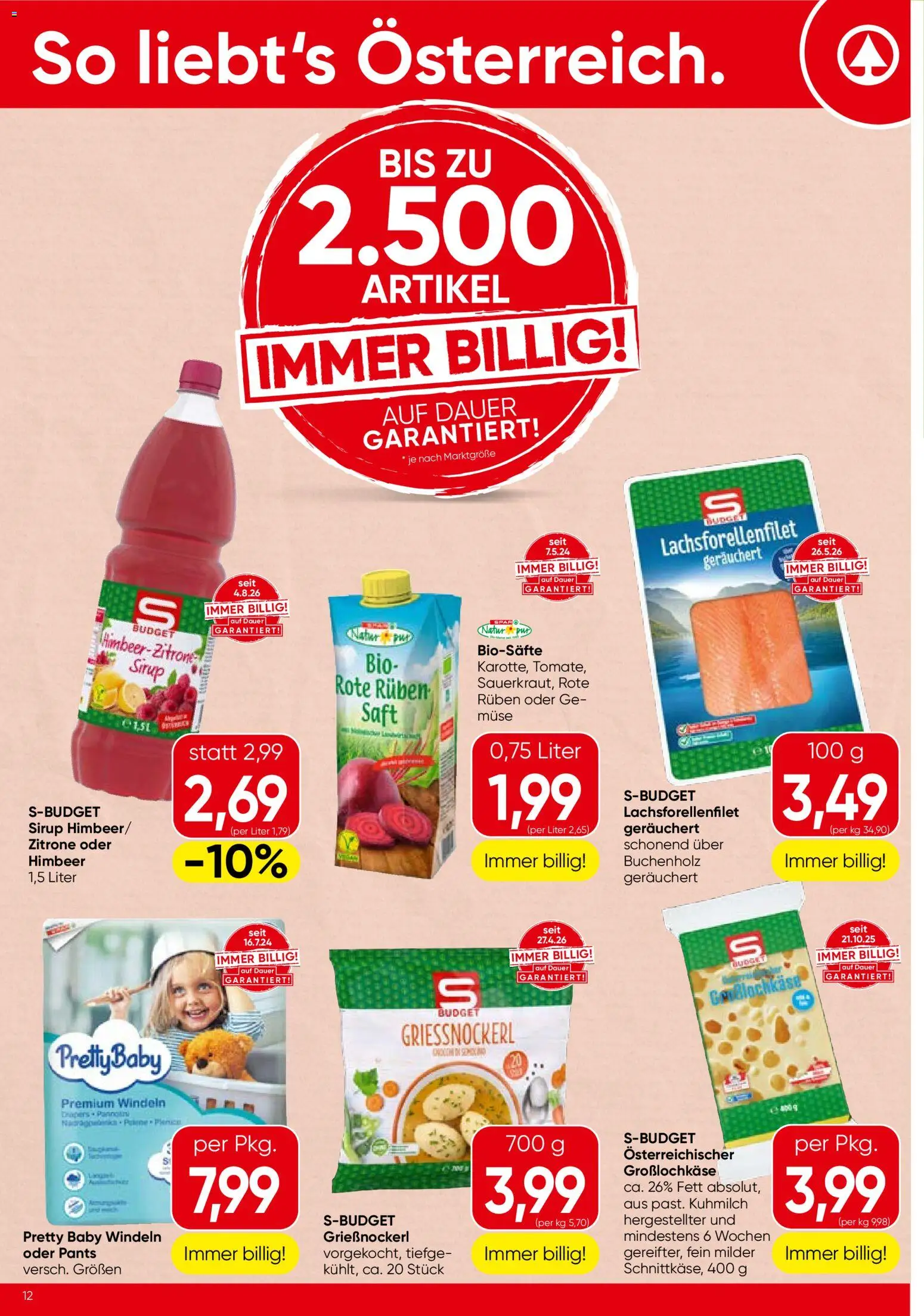 Spar Broschüre gültig ab 01.10.2026 | Seite: 12