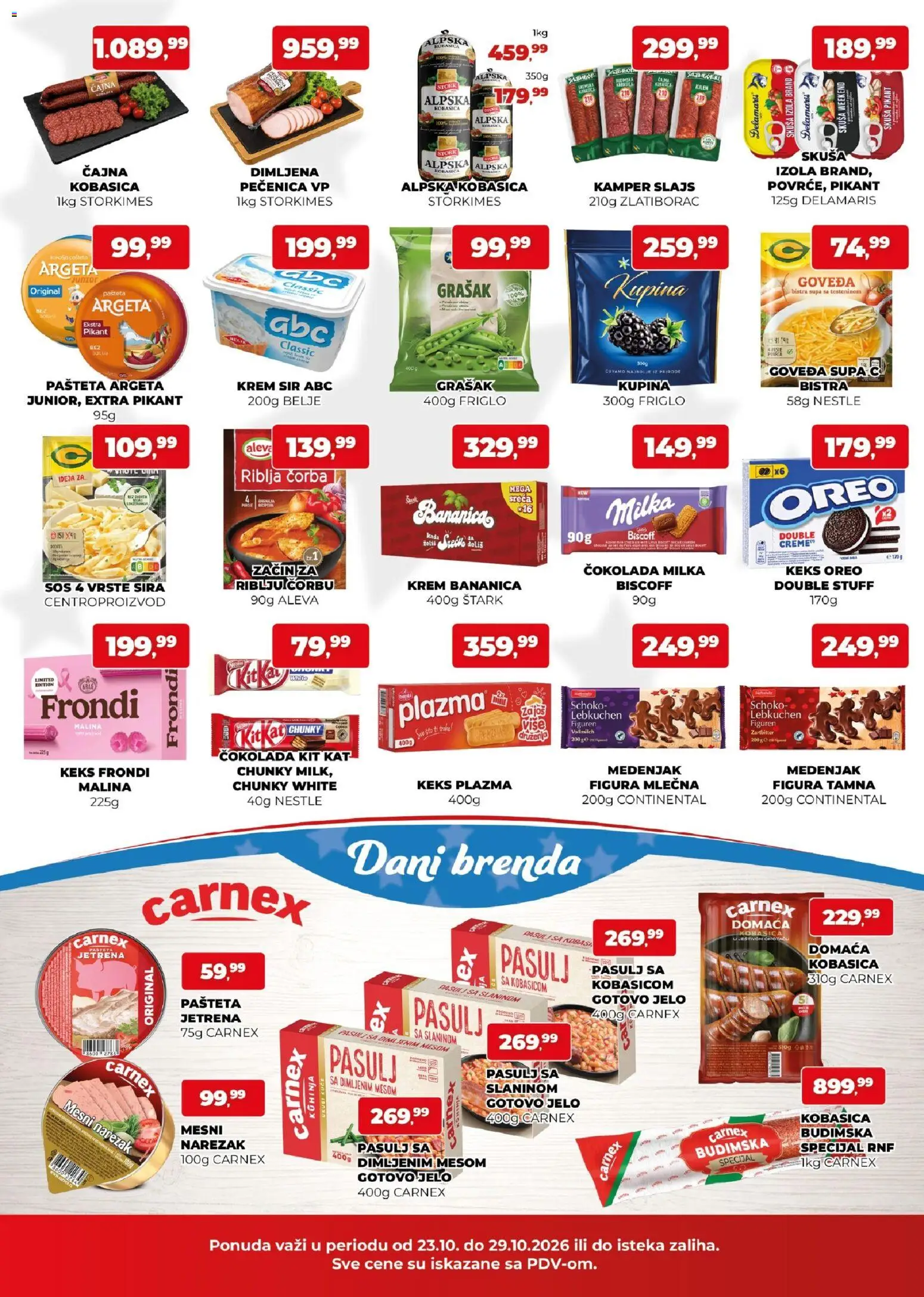Plus Cash & Carry katalog - važi od 23.10.2026 | Strana: 2 | Proizvode: Plazma, Kupina, Sos, Pašteta