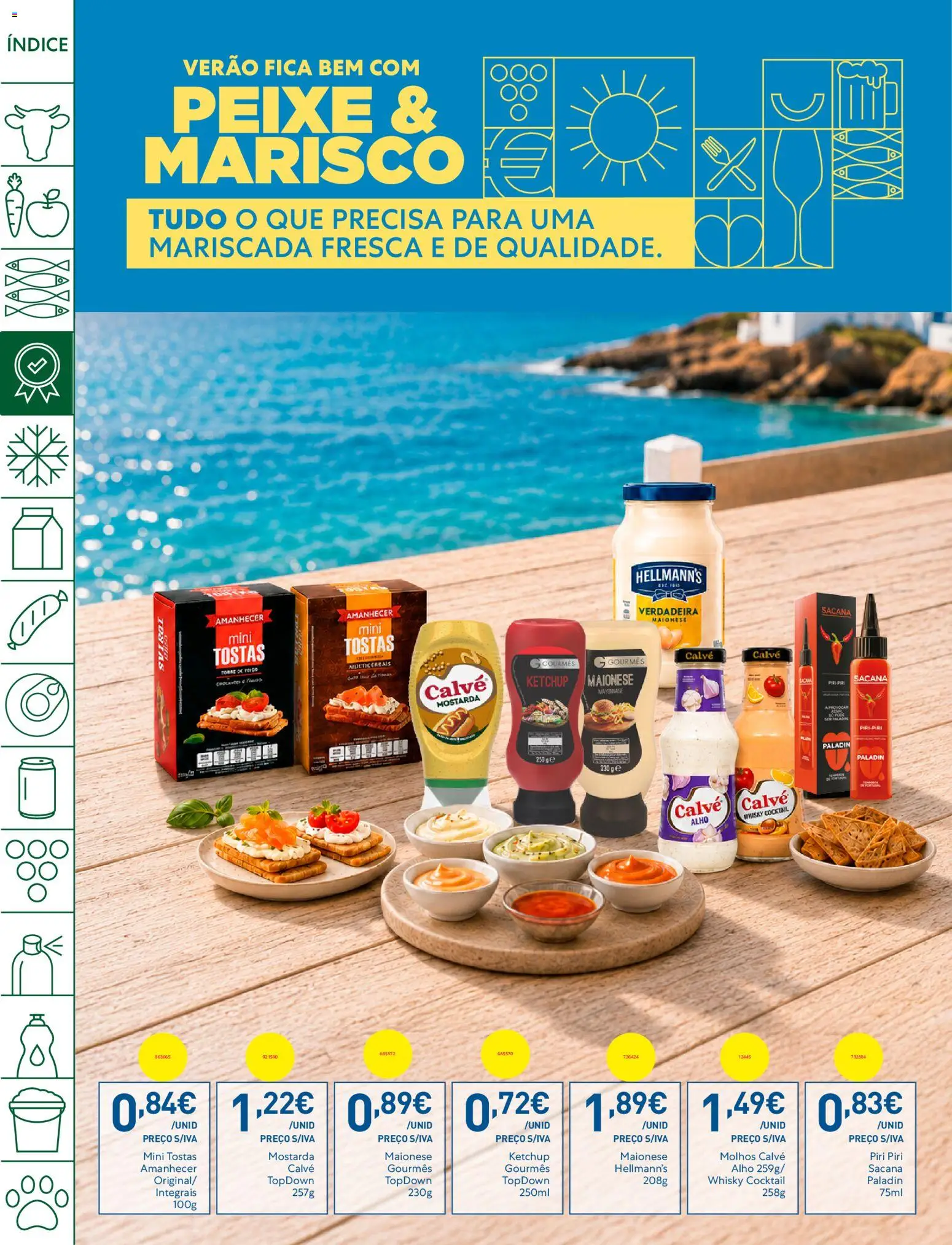 Recheio folheto Madeira │ válido de 25/08/2026 | Página: 8 | Produtos: Tostas, Molhos, Peixe, Alho