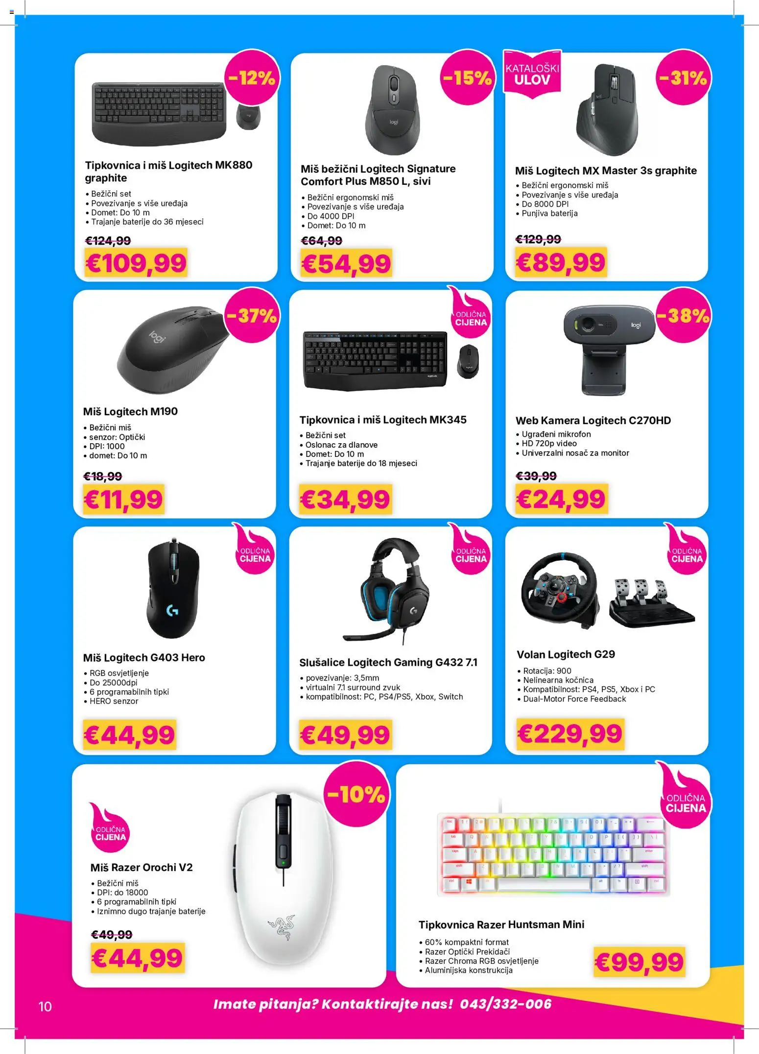 Vacom katalog | vrijedi od 05.10.2026 | Stranica: 10 | Proizvodi: Baterija, PC, Video, Xbox