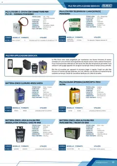 Anteprima del volantino PILA LITIO BR-C-CF2TH CON CONNETTORE PER PLC 6V-5000MAH PANASONIC, Litio - Poly-Carbonmonofluoride LR14 6.0 V 5000 mAh Connettore Cablato 54x27x52 mm 86.00 g valido a partire dal 12.04.2025 | Pagina: 69 | Prodotti: Pile, Connettore, Batteria