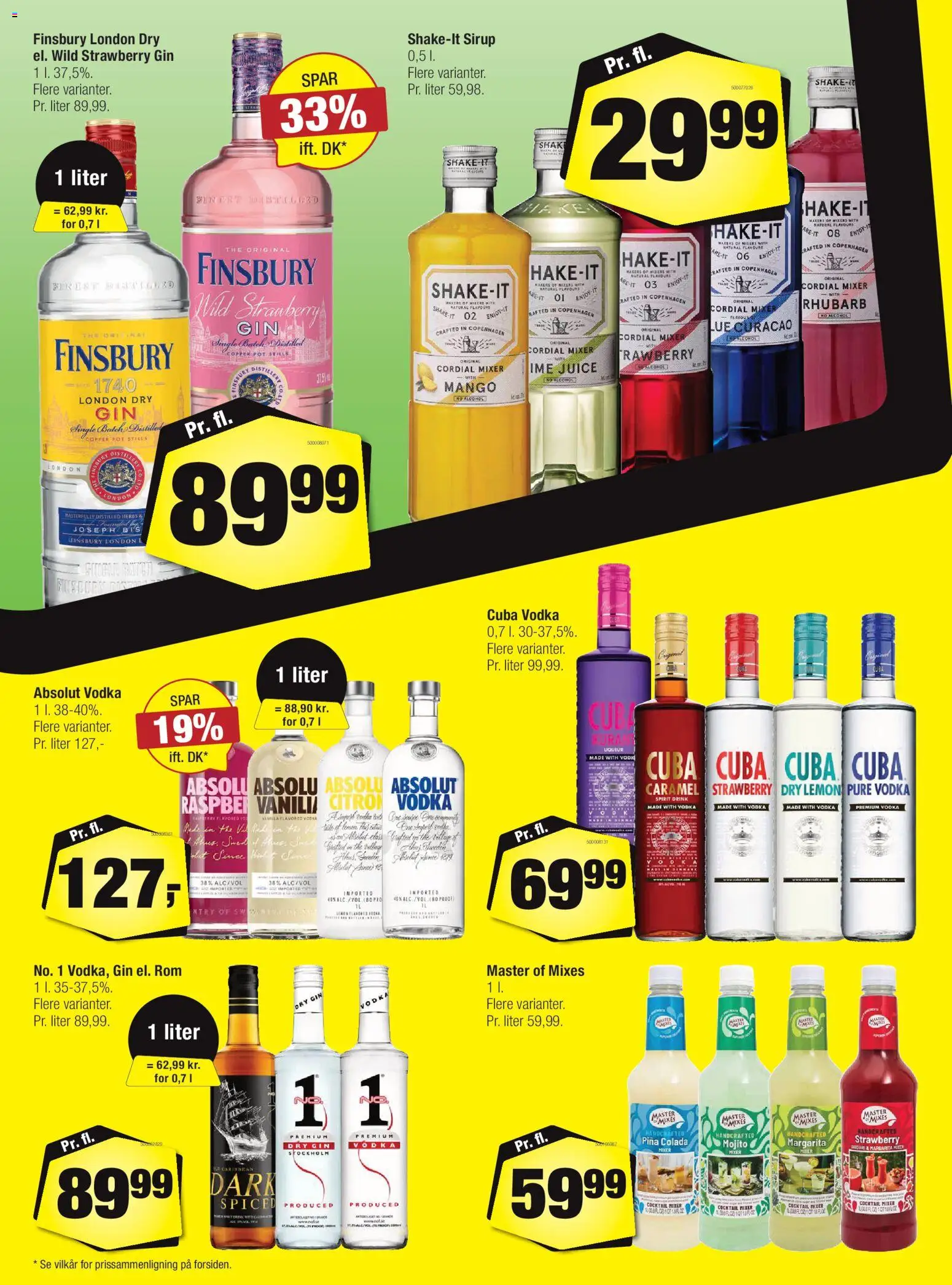 Calle tilbudsavis – gyldig fra 21/10/2026 | Side: 20 | Produkter: Mango, Vodka, Rom, Mixer