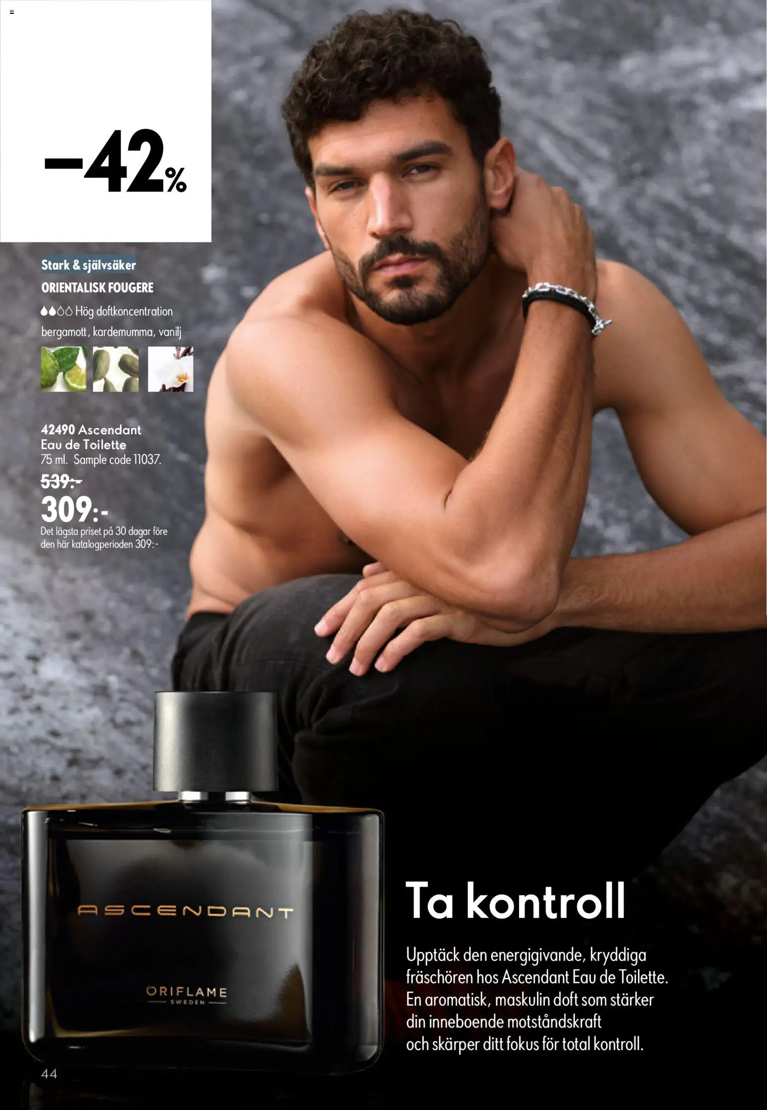 Oriflame reklamblad aktuell från 24/06/2026 | Sida: 44 | Produkter: Doft, Eau de toilette