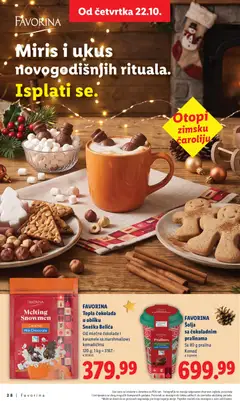 Lidl katalog slatke čarolije - pregled Lidl kataloga - važi od 22.10.2026 | Strana: 28 | Proizvode: Miris, Šolja, Marshmallow, Čokolada