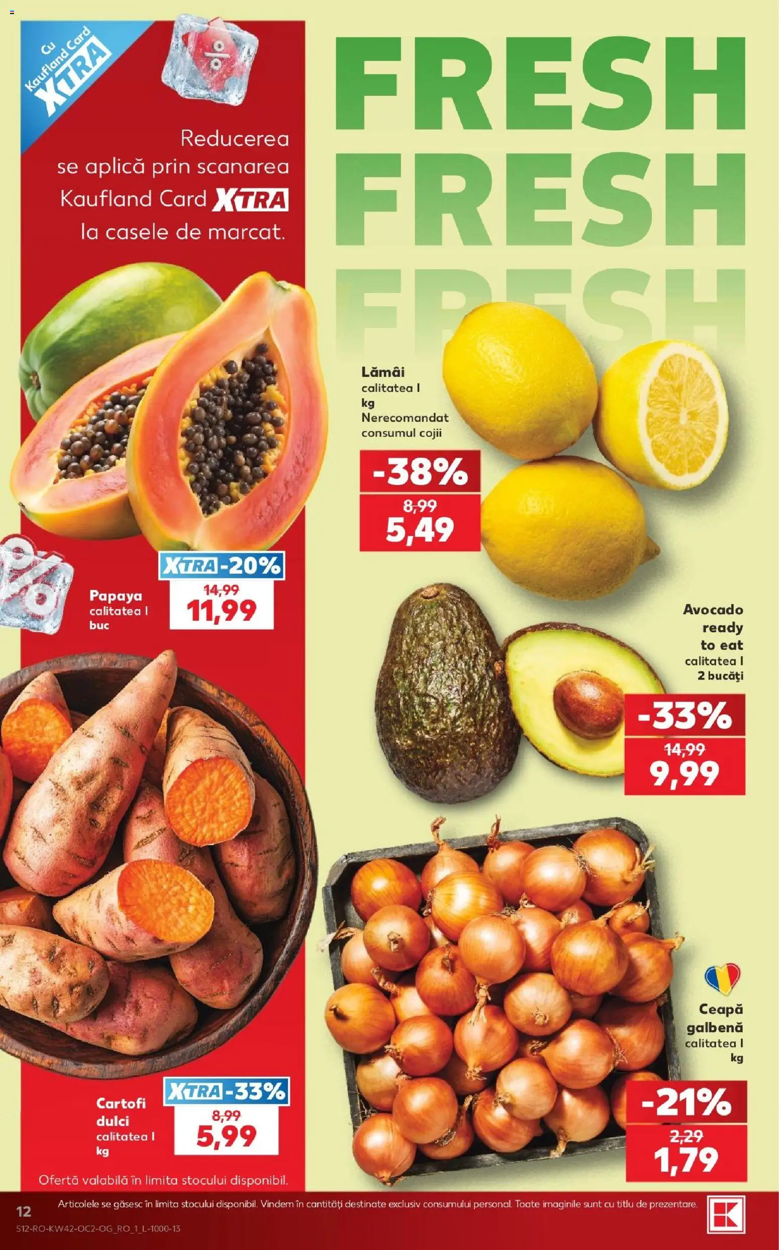 Kaufland RO akciós ujság - amely érvényes a következő dátumtól: 2026.10.14. | Oldal: 12