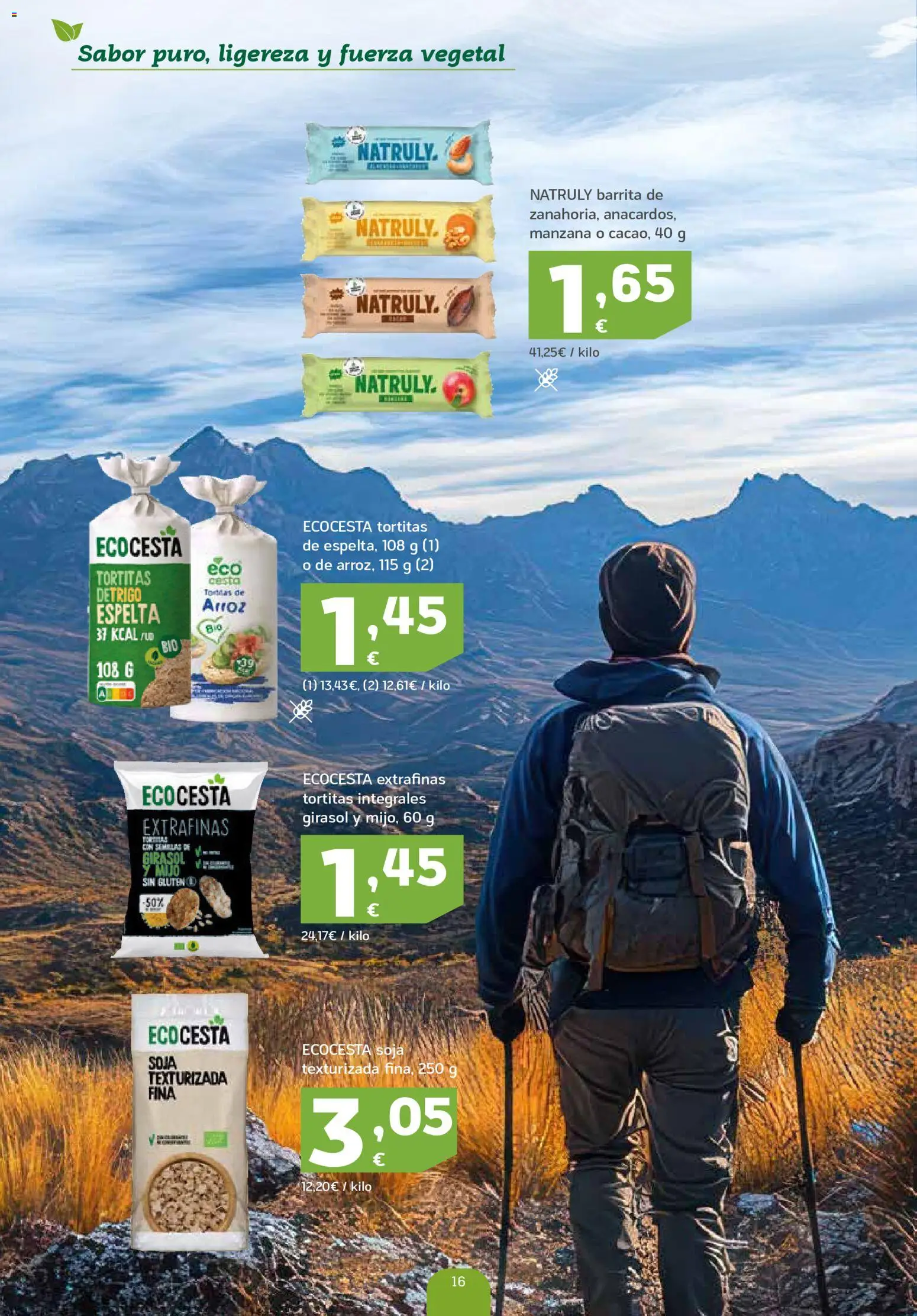 HiperDino Productos Ecológicos │ válido desde el 23/10/2026 | Página: 16 | Productos: Arroz, Manzana, Cesta
