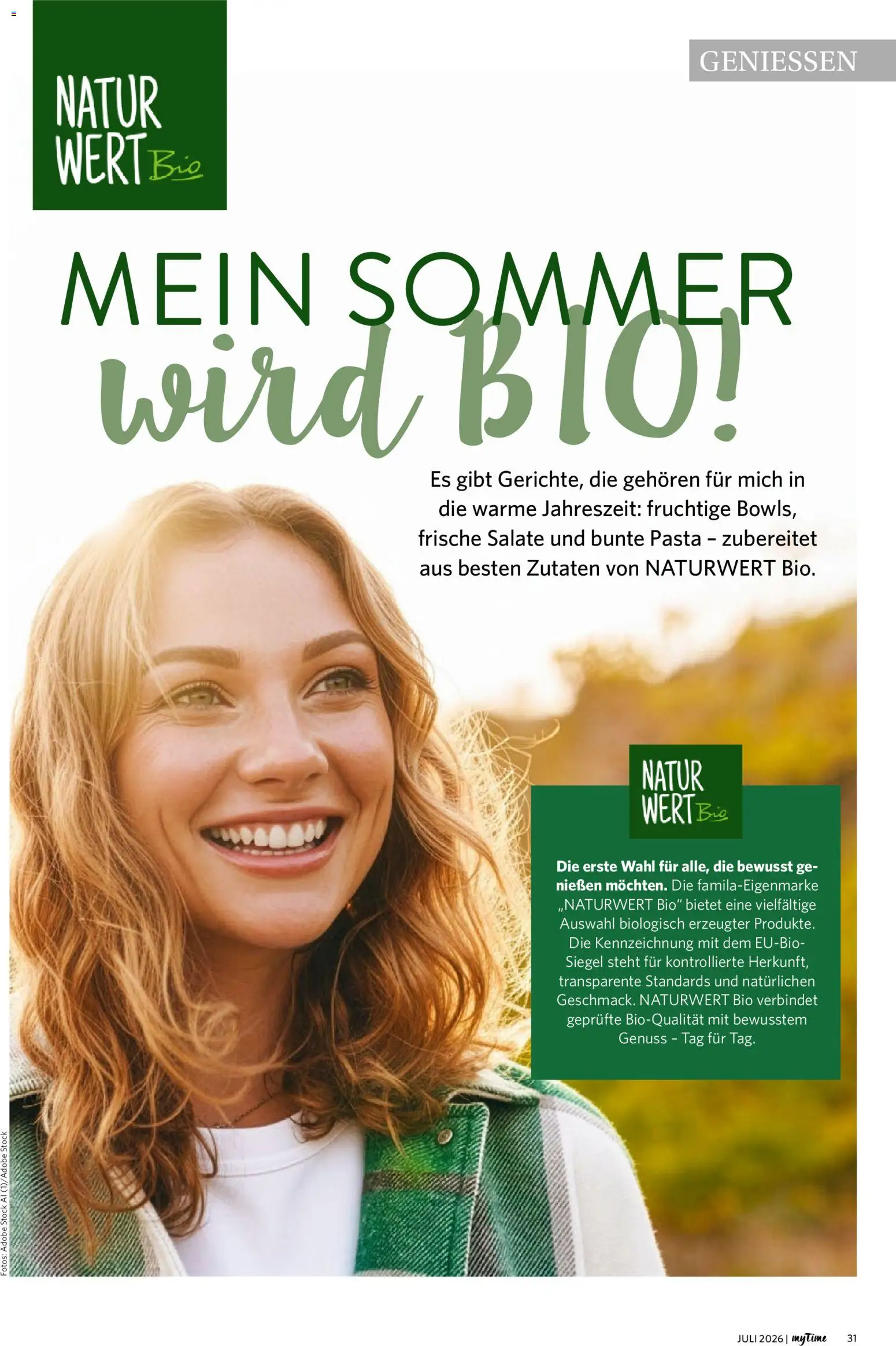 Famila Nordwest myTime Juli 2026 – gültig ab 01.07.2026 | Seite: 31