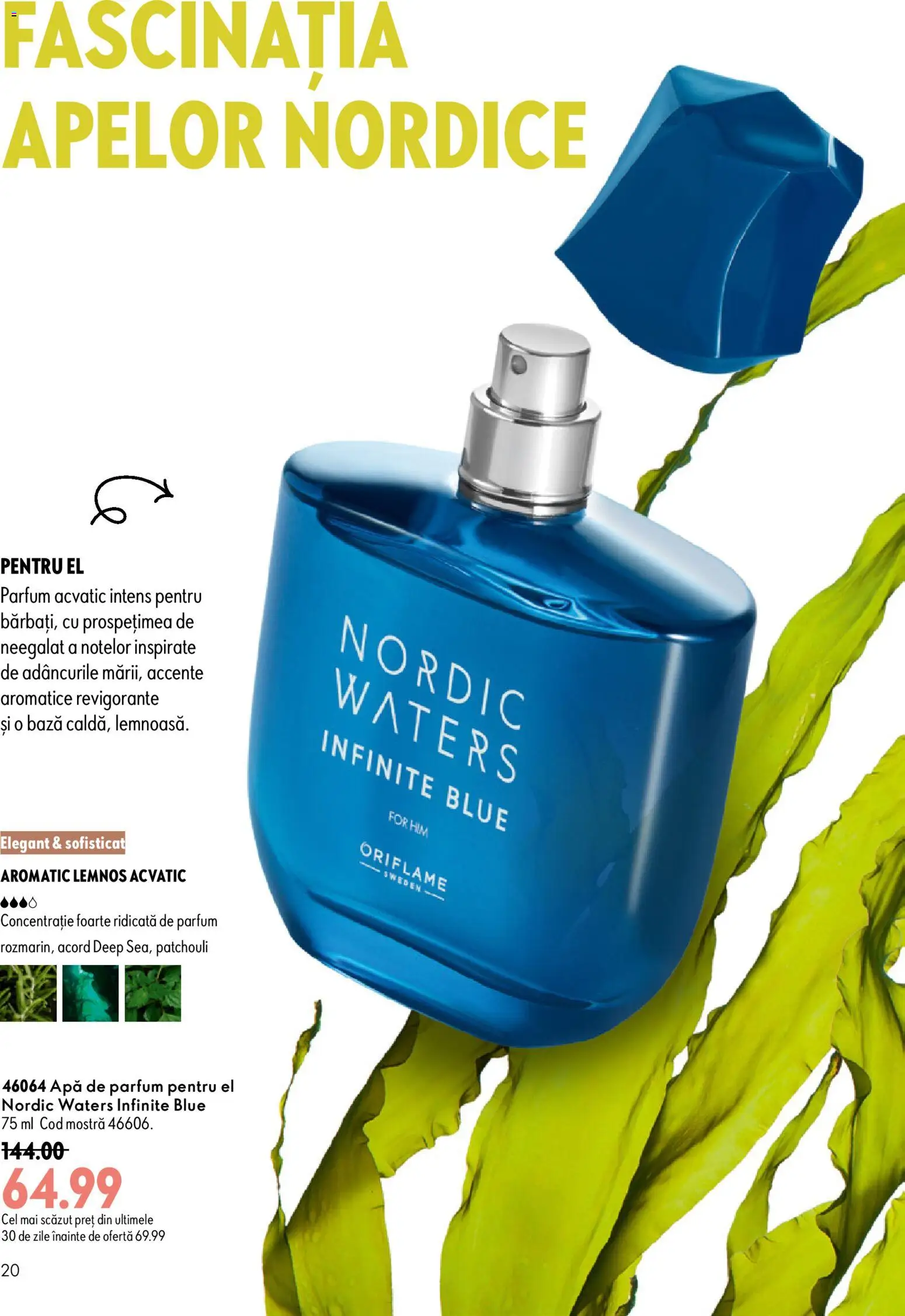 Noul catalog Oriflame – valabil de la 29.07.2026 | Pagină: 20 | Produse: Apă de parfum, Parfum, Apă