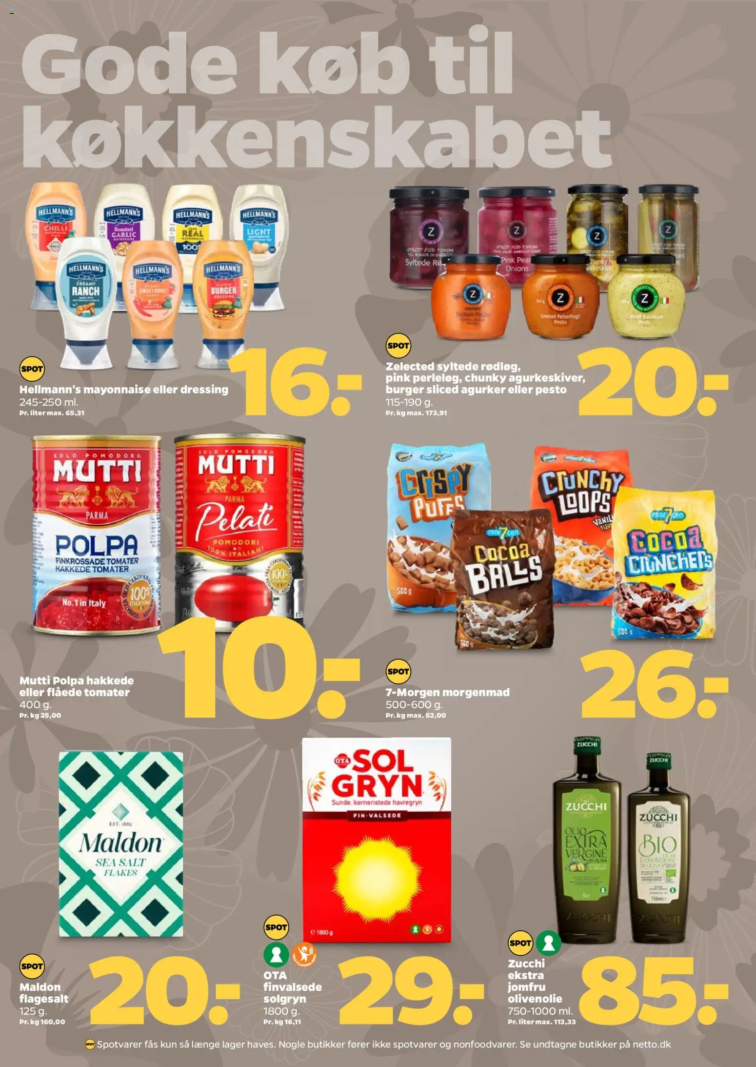 Netto tilbudsavis – gyldig fra 11/07/2026 | Side: 14 | Produkter: Tomater, Salt, Pesto, Olivenolie