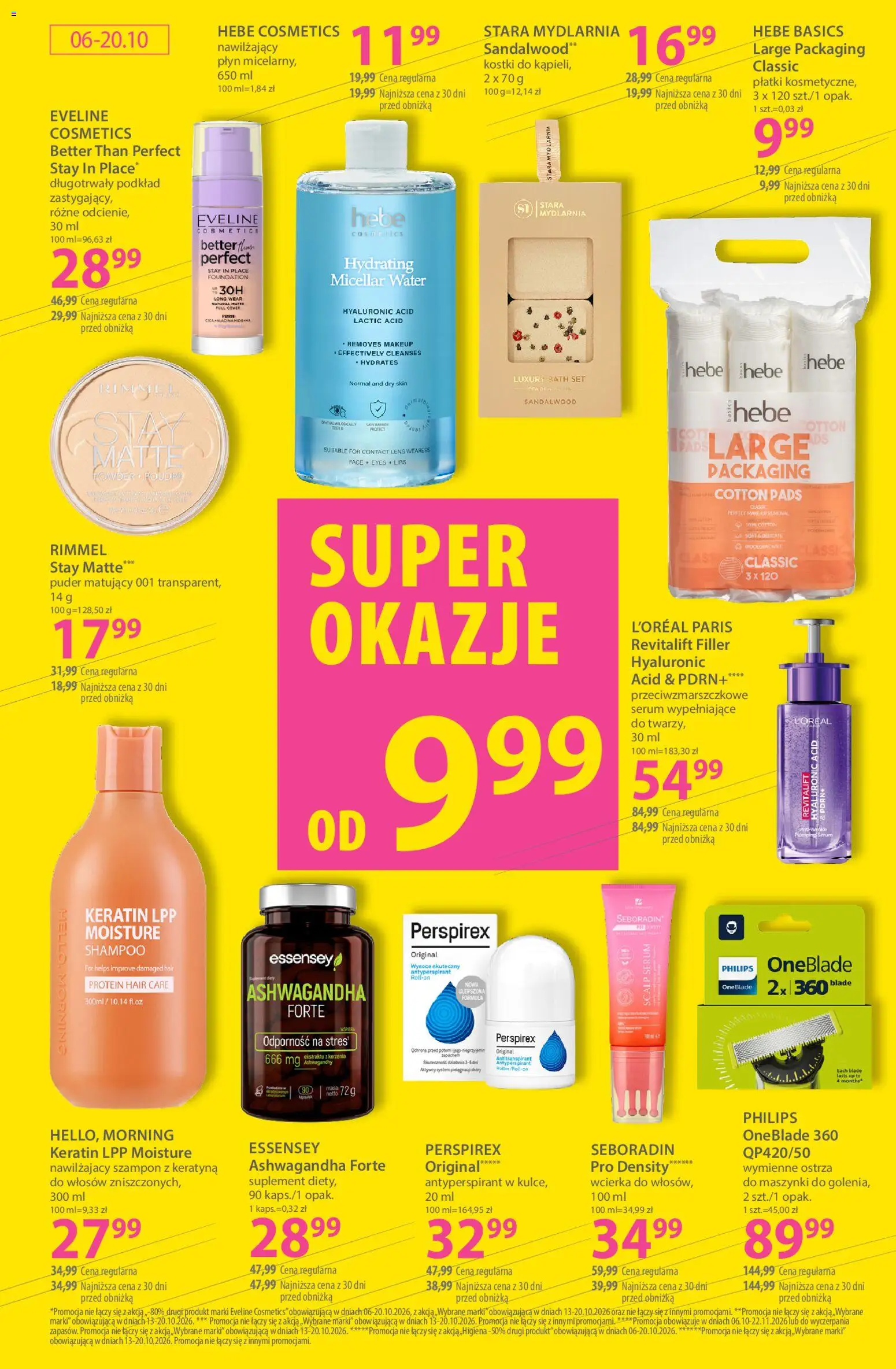Hebe gazetka od 06.10.2026 | Strona: 19 | Produkty: Ashwagandha, Puder, Szampon, Płatki