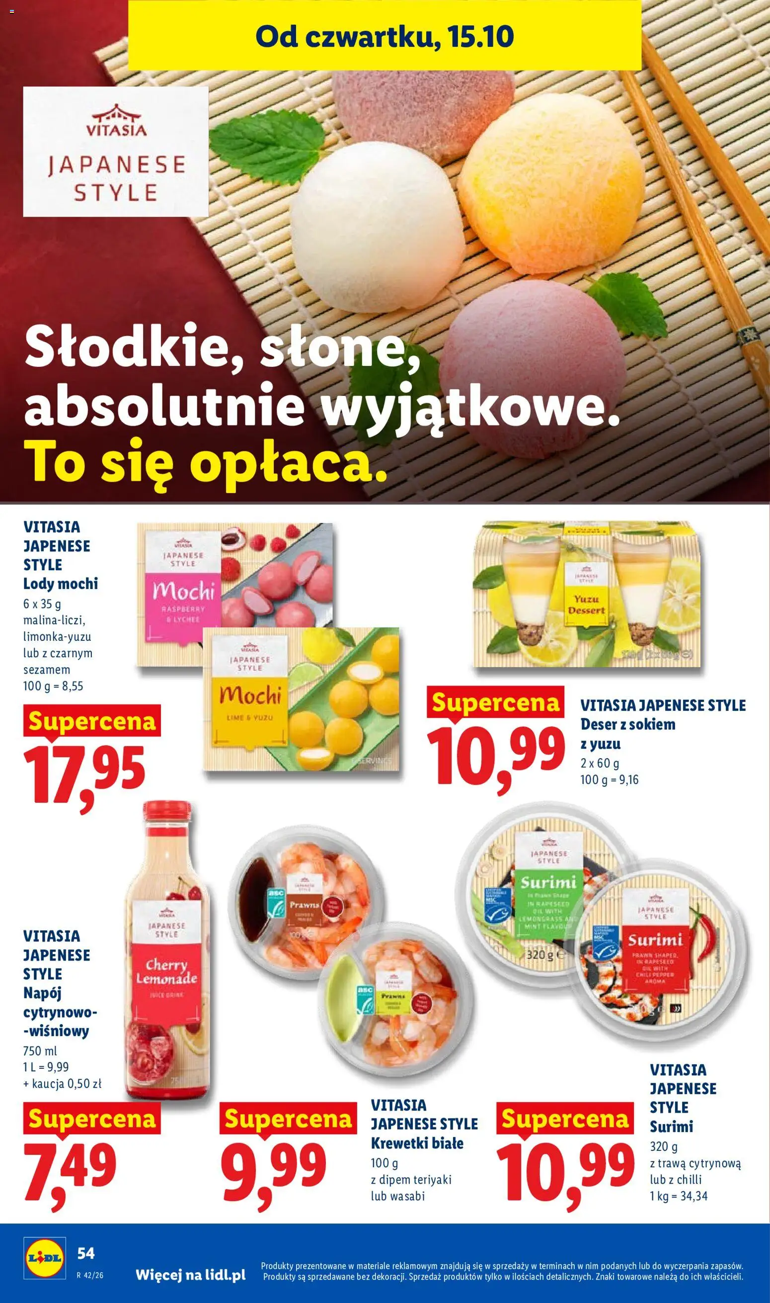 Lidl gazetka od 15.10.2026 | Strona: 54