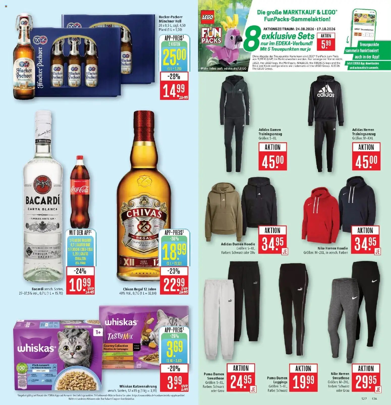 Marktkauf Prospekt Aschaffenburg (ab 14.09.2026) » Angebote online | Seite: 19 | Produkte: Whisky, Cola, Rum, Leggings