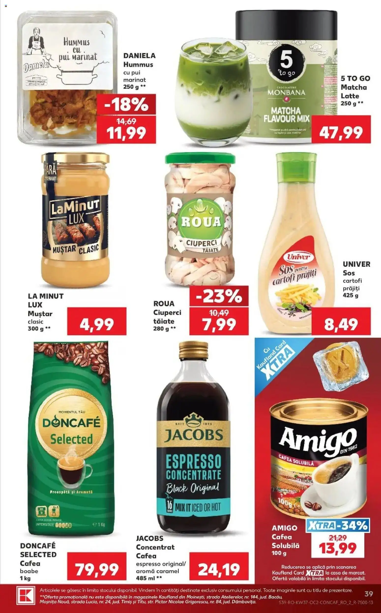 Kaufland Viseu de Sus 09.09.2026 - Revista si Oferta | Pagină: 39 | Produse: Doncafe, Muștar, Cartofi, Black