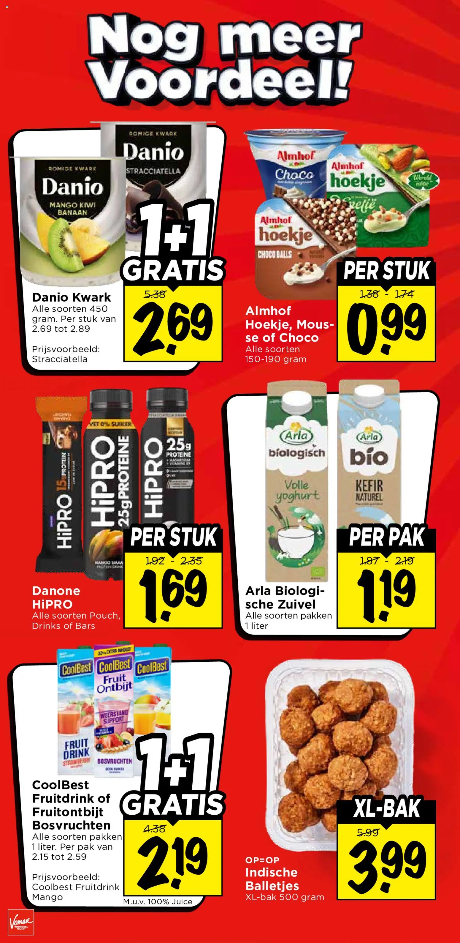 {H1} | Pagina: 29 | Producten: Proteïne, Zuivel, Mango, Banaan